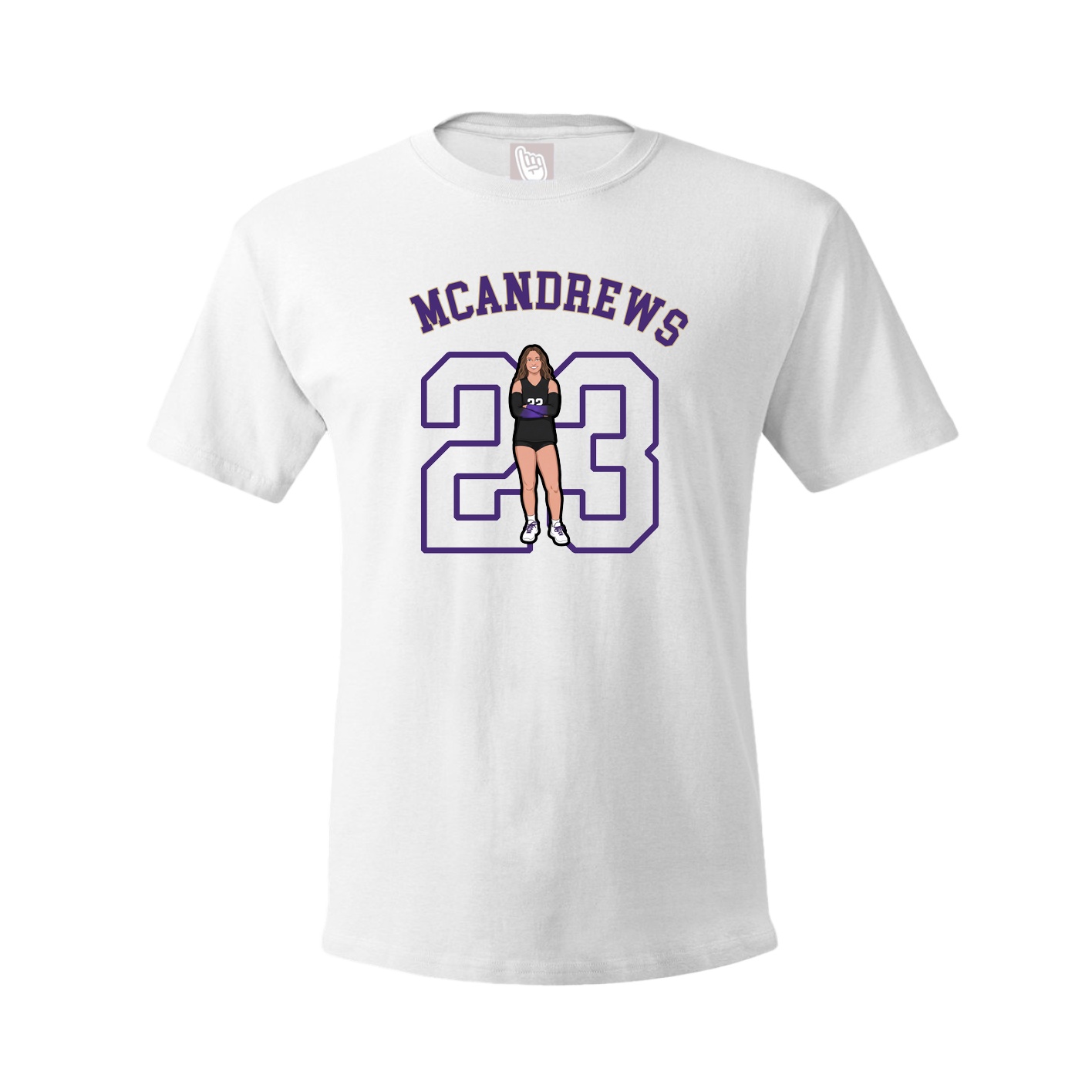 Youth Tee — Shirsey Arch in White