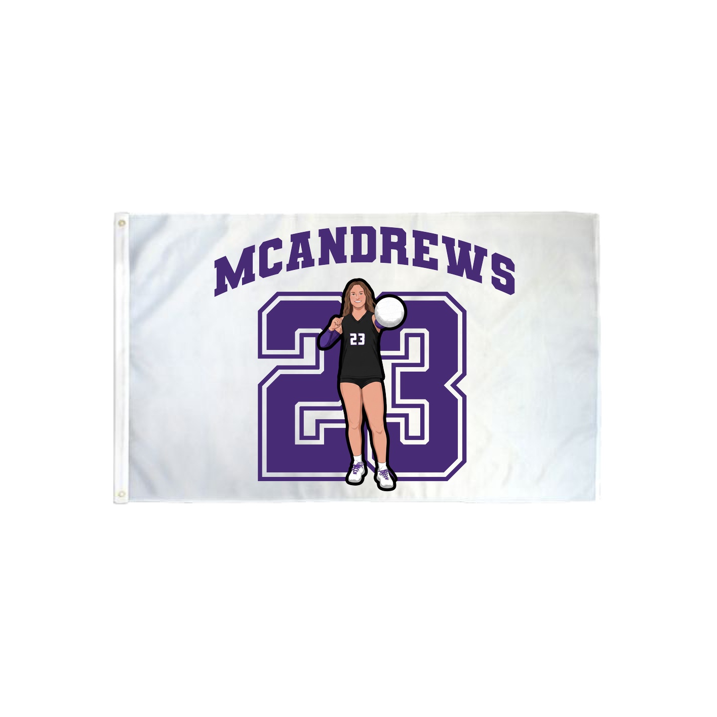 3x5 Flag — Number in Classic