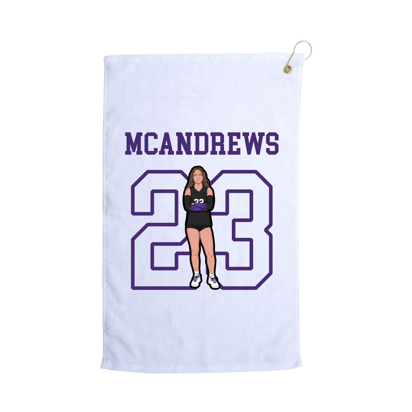 Golf Towel — Shirsey in White