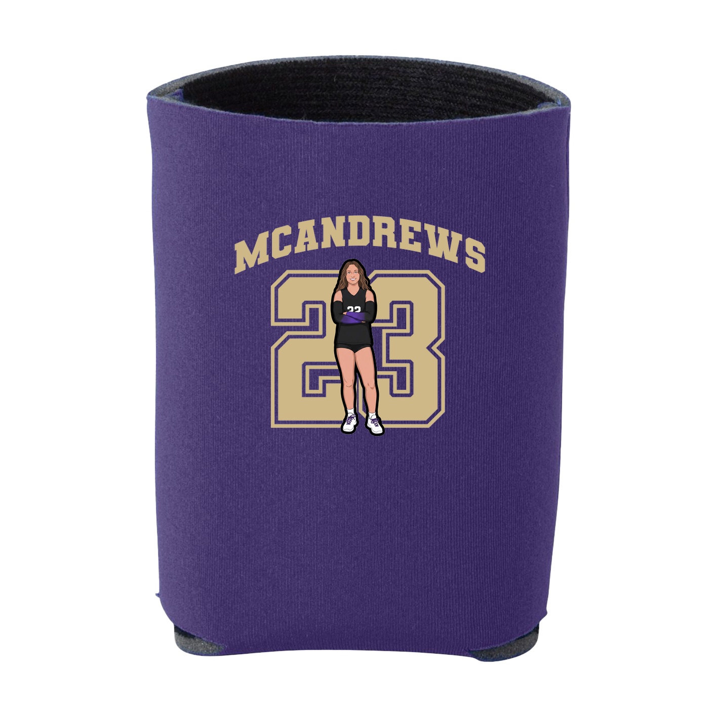 Can Holder — Number in Purple