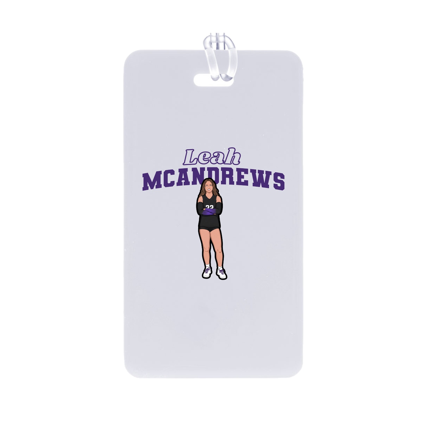 Bag Tag — Name Arch in Classic