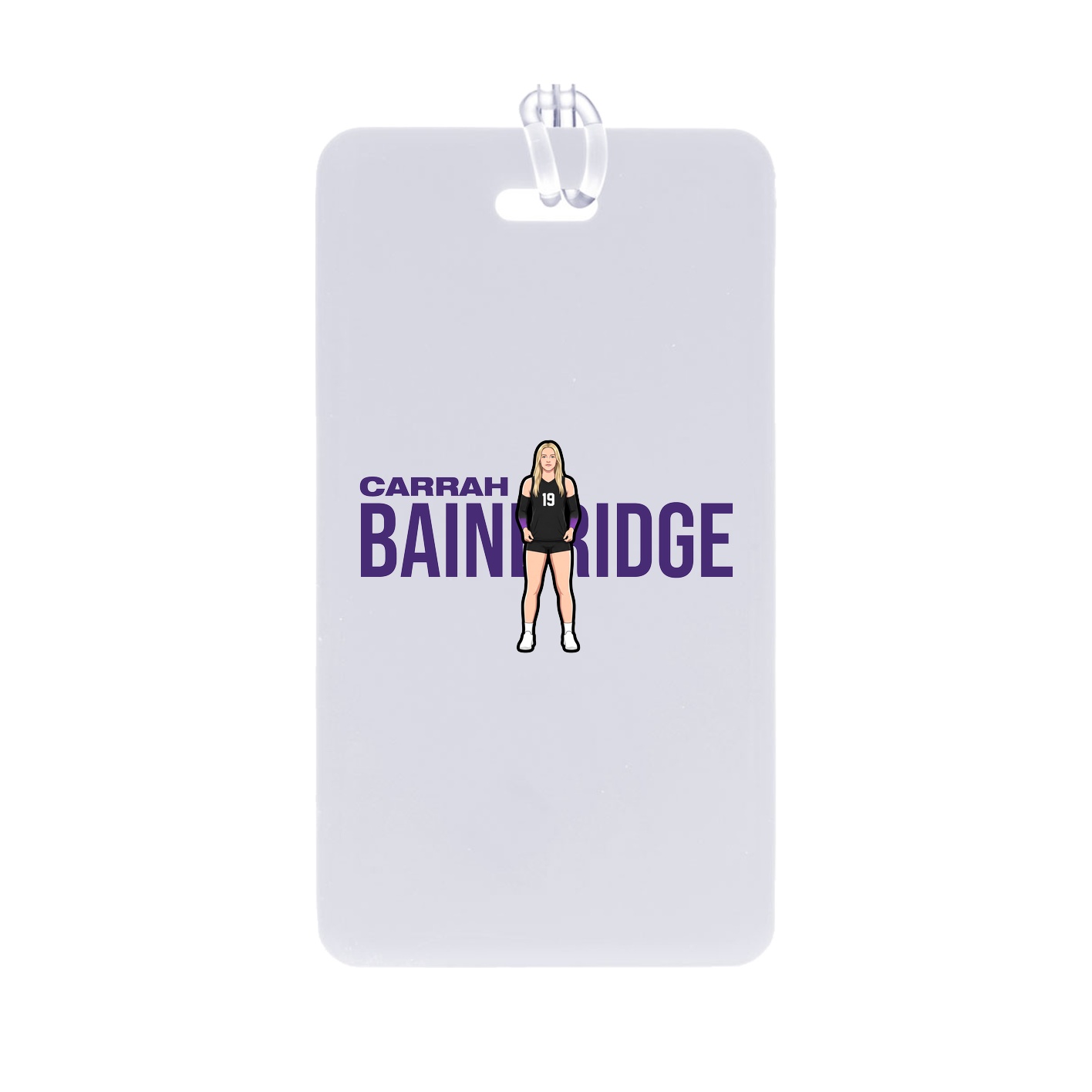 Bag Tag — Player Name in Classic