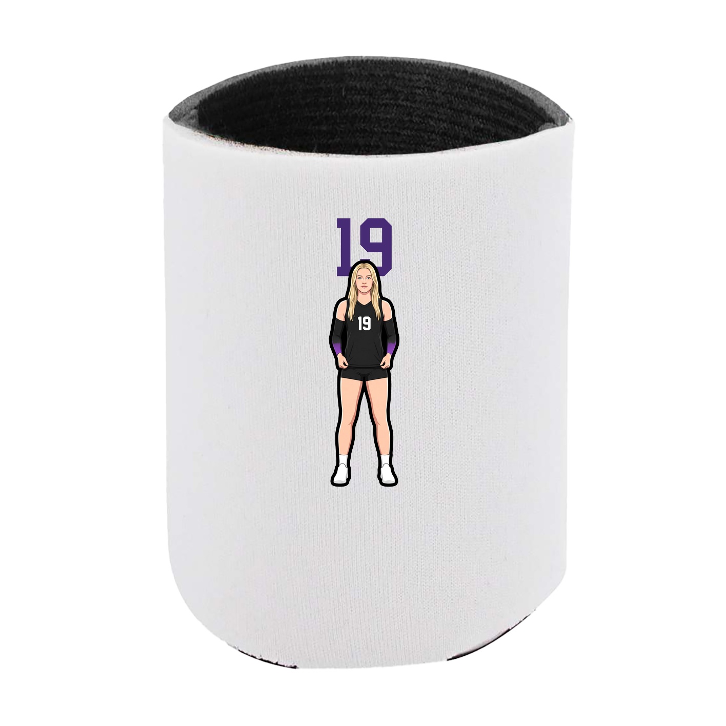 Can Holder — Number Top in White