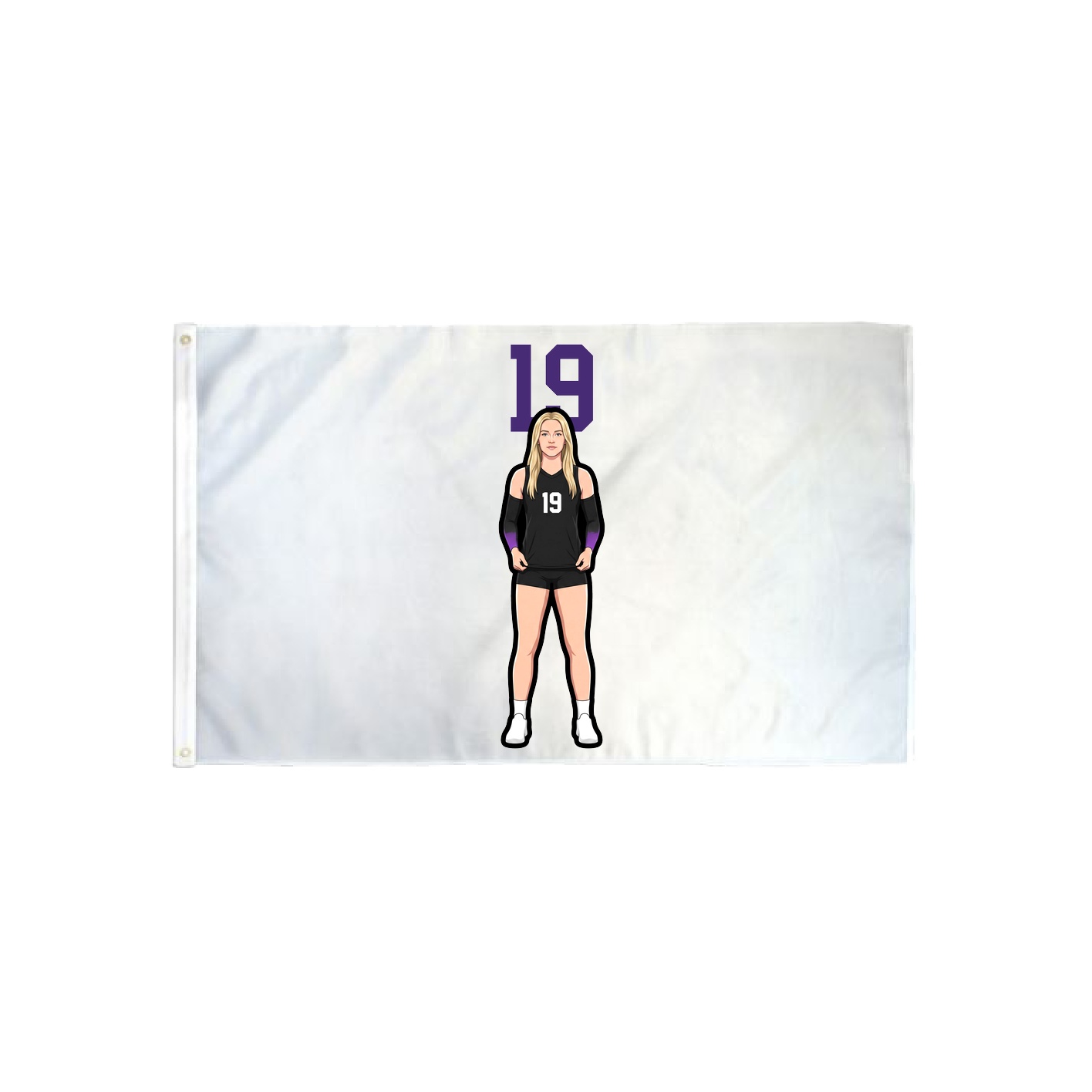 3x5 Flag — Number Top in Classic