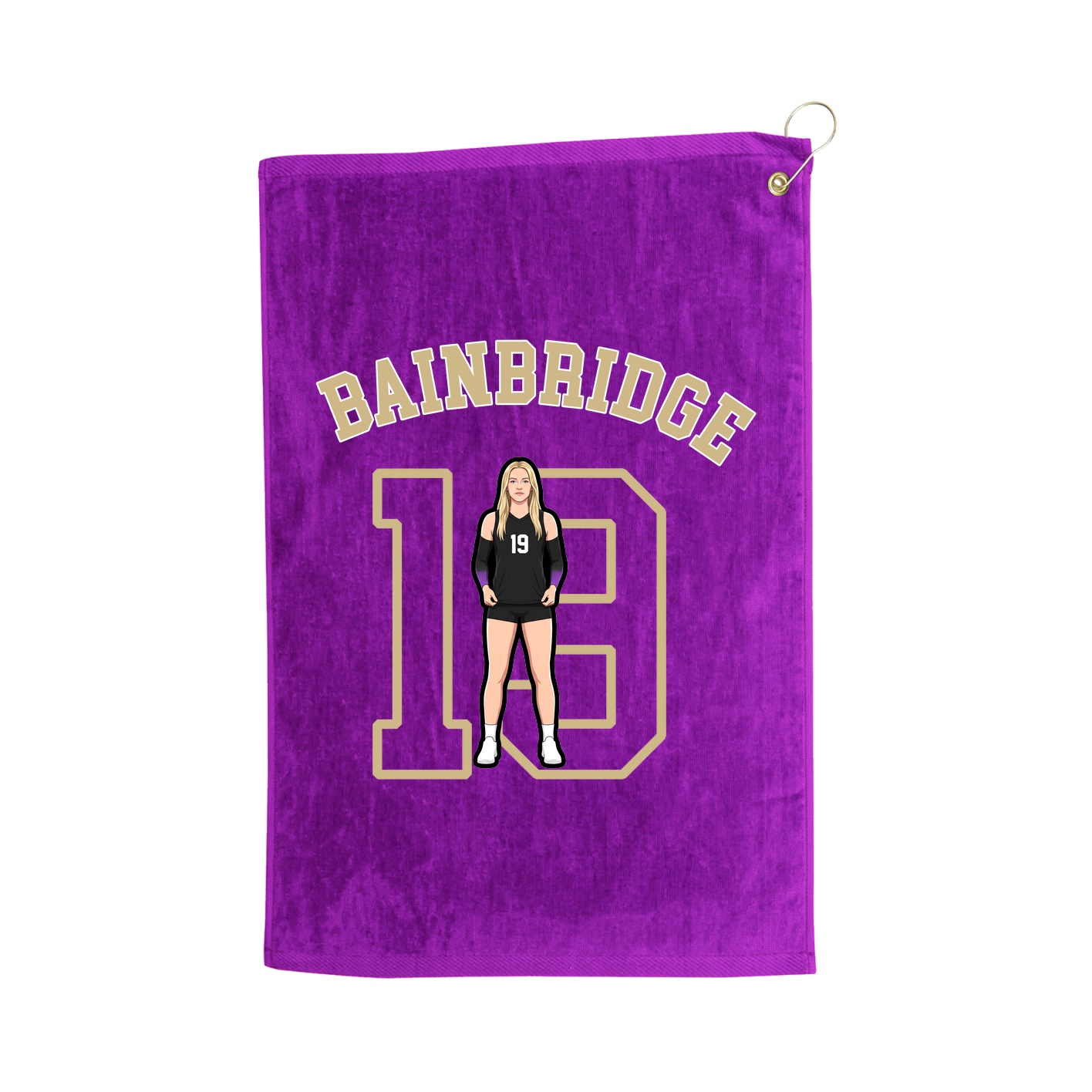 Golf Towel — Shirsey Arch in Purple