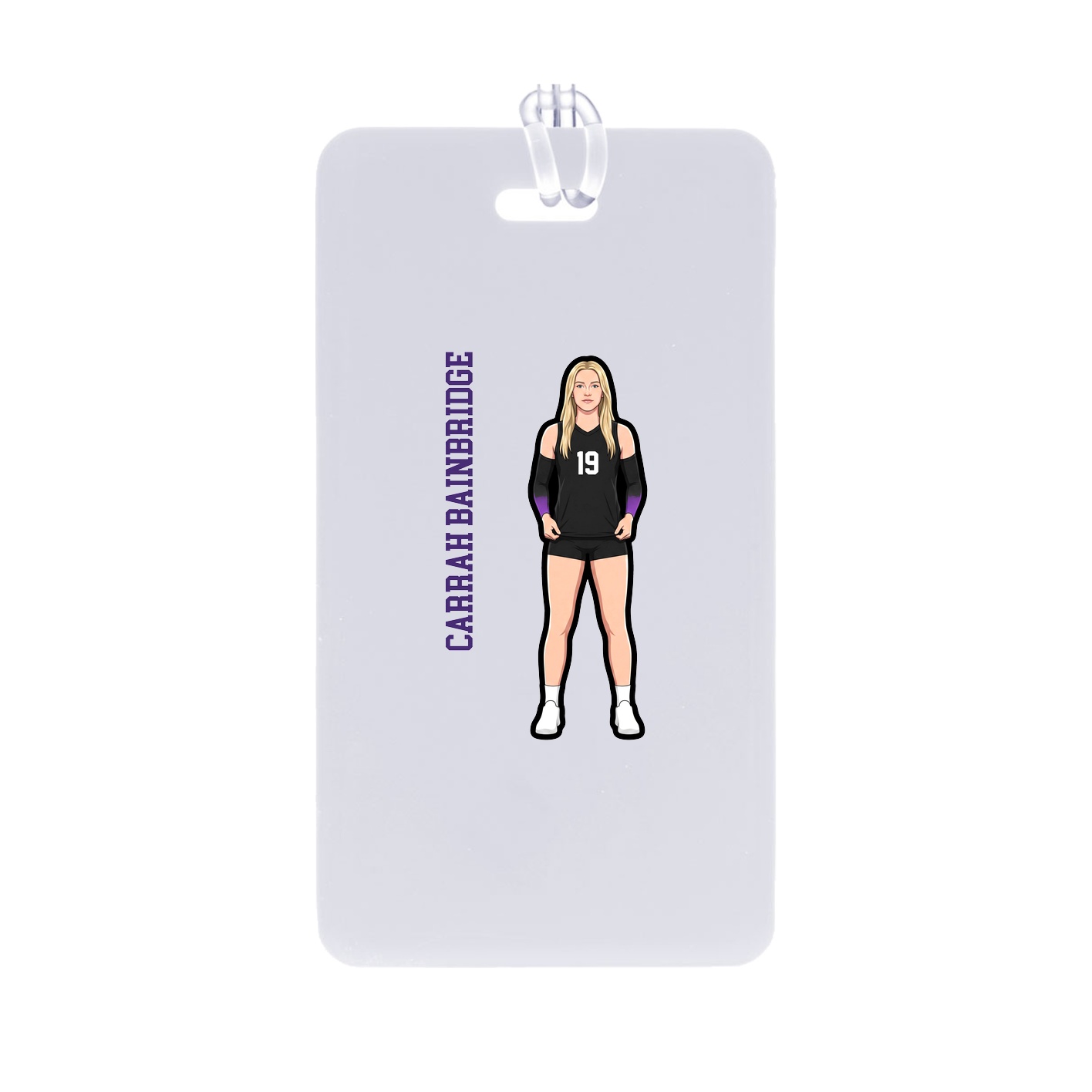 Bag Tag — Name Vertical in Classic