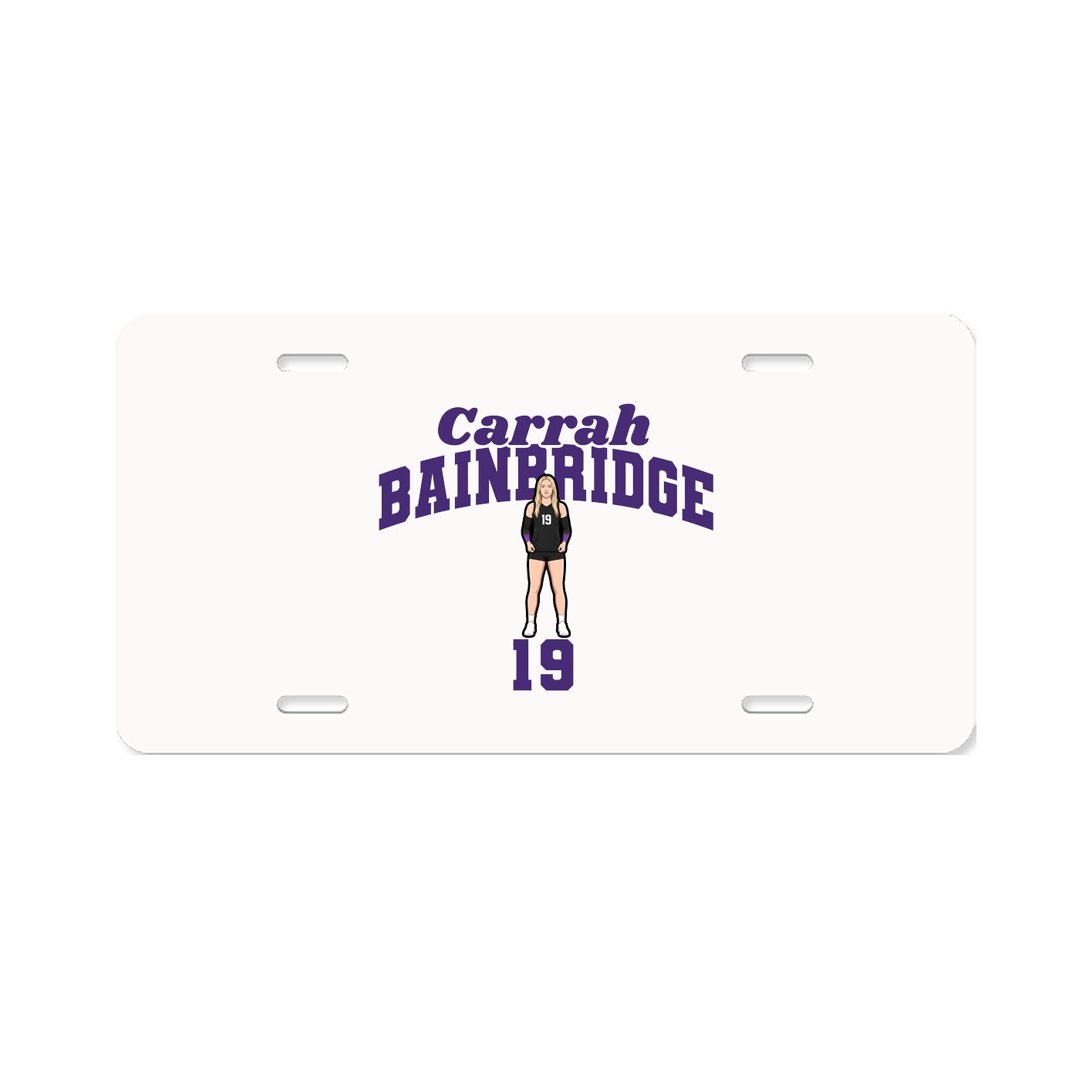 License Plate — Signature Arch in Classic
