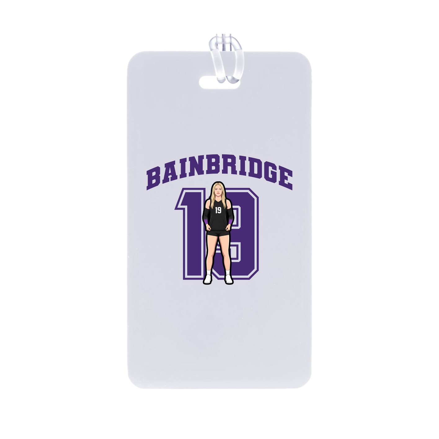 Bag Tag — Number in Classic
