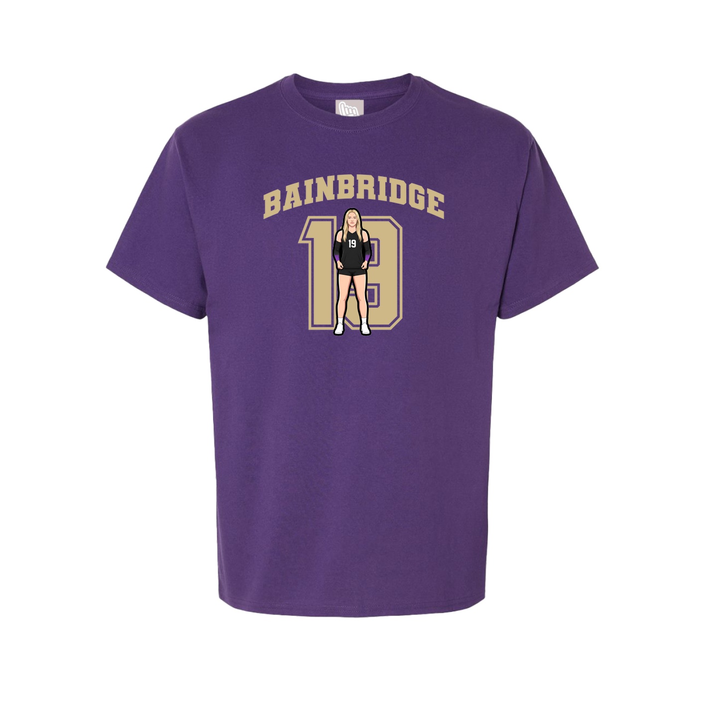 Tee — Number in Purple
