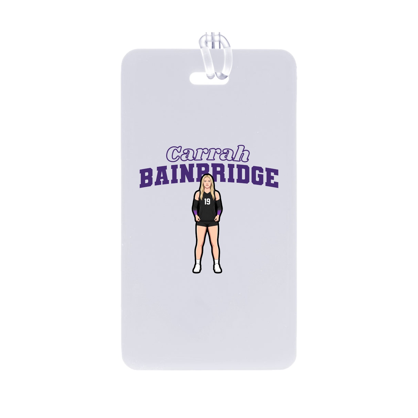Bag Tag — Name Arch in Classic