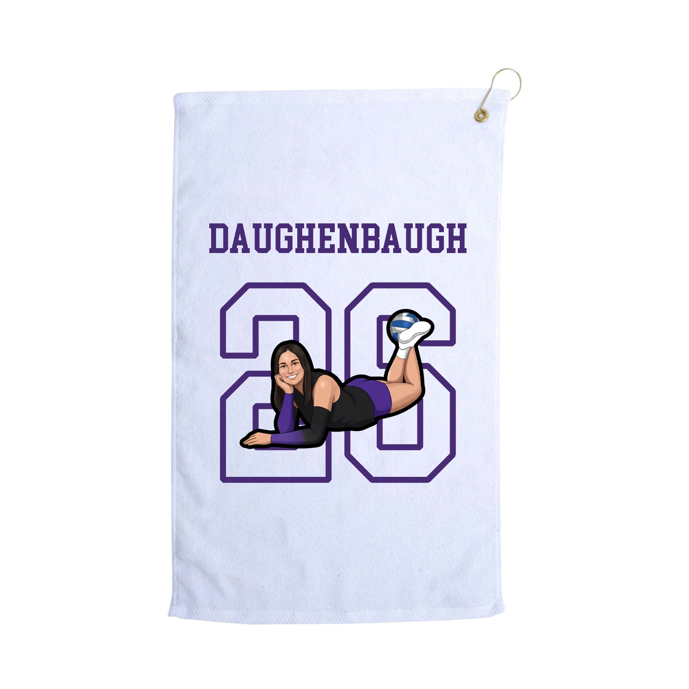 Golf Towel — Shirsey in White