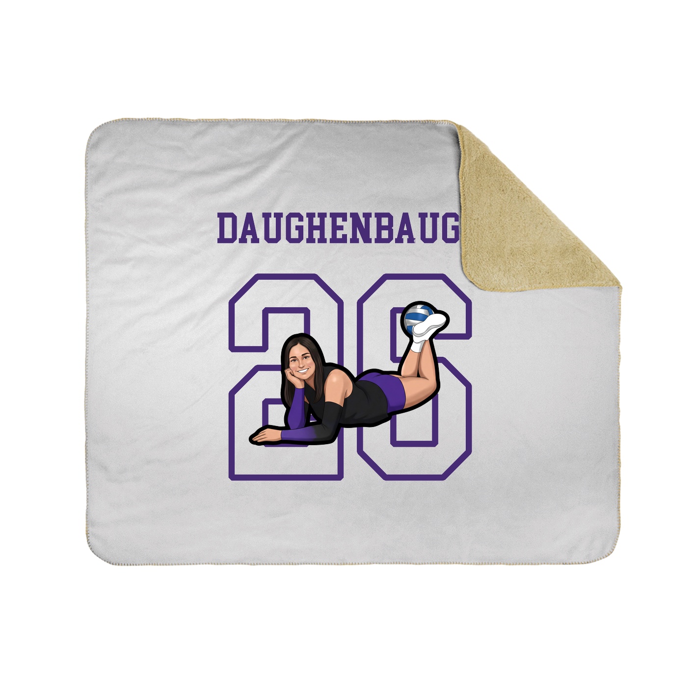 Throw Blanket — Shirsey in White