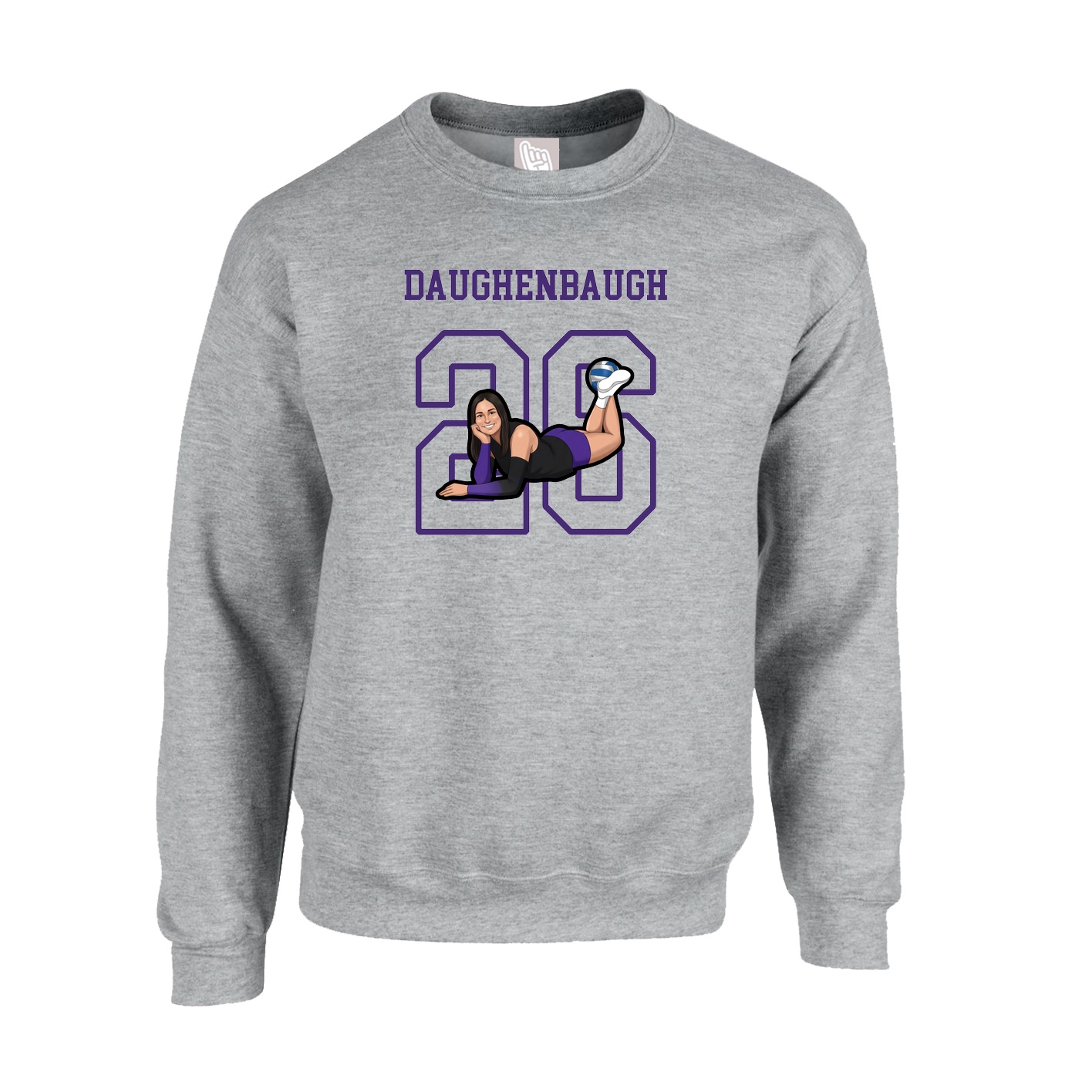 Fleece Crew — Shirsey in Grey