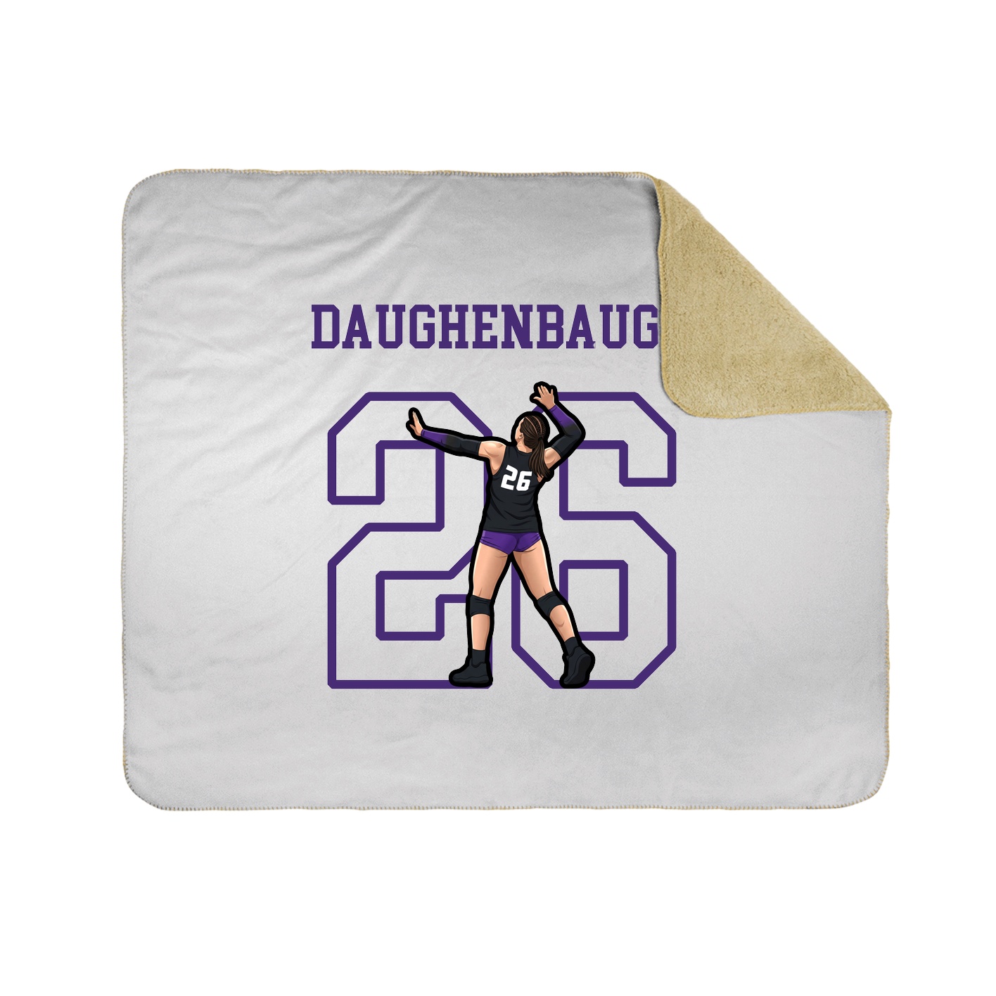 Throw Blanket — Shirsey in White