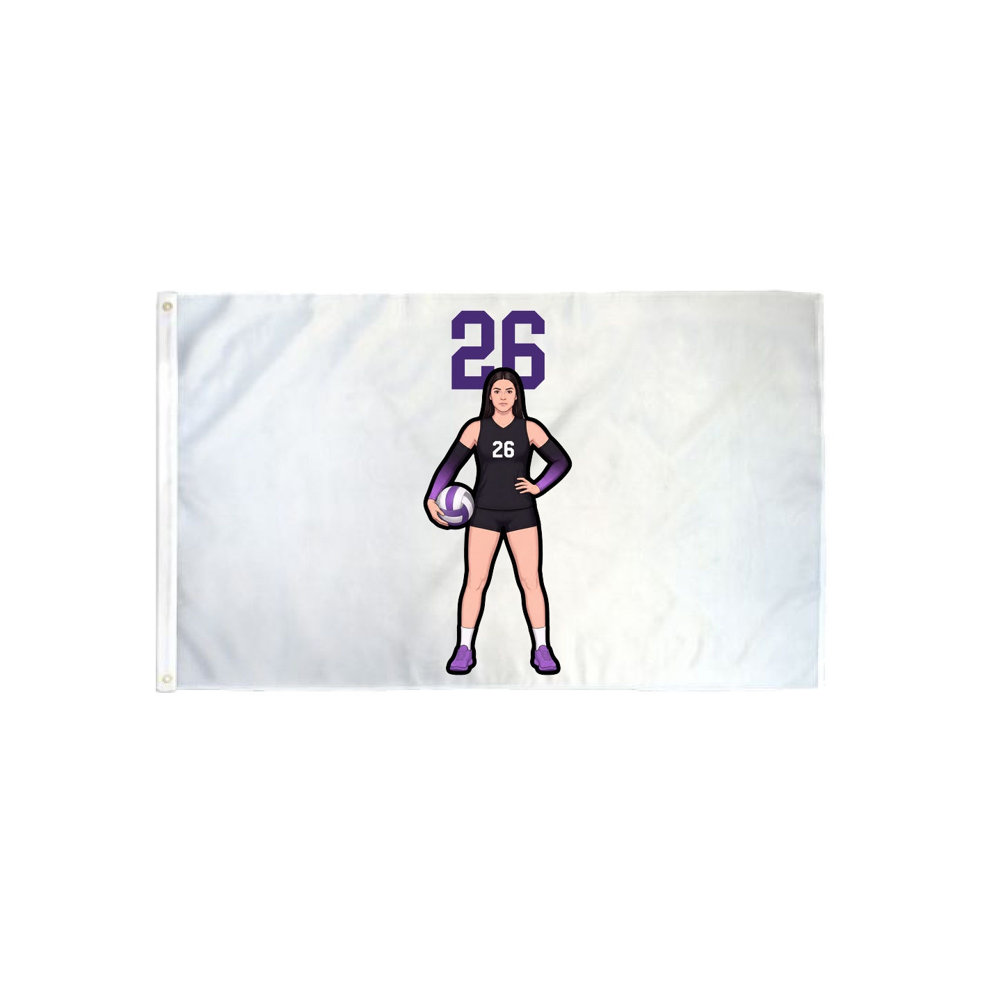 3x5 Flag — Number Top in Classic