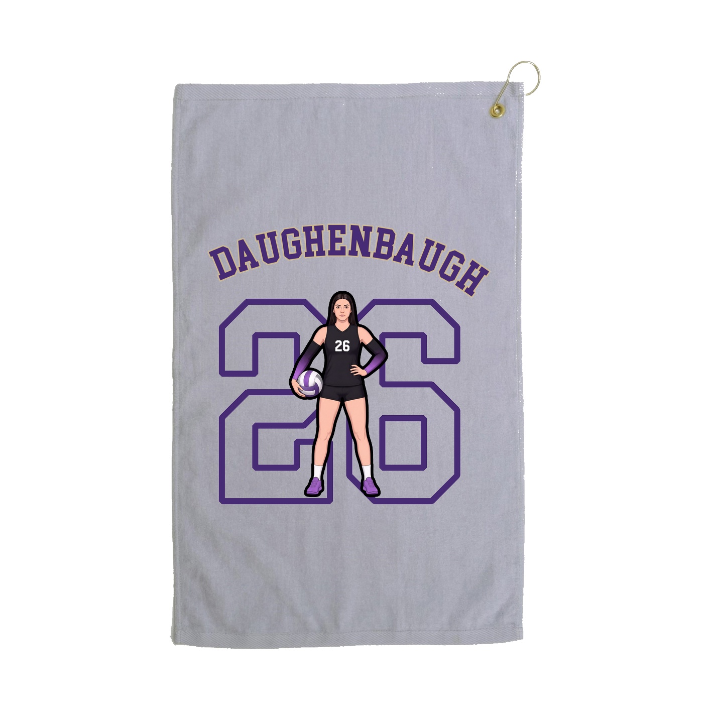 Golf Towel — Shirsey Arch in Grey