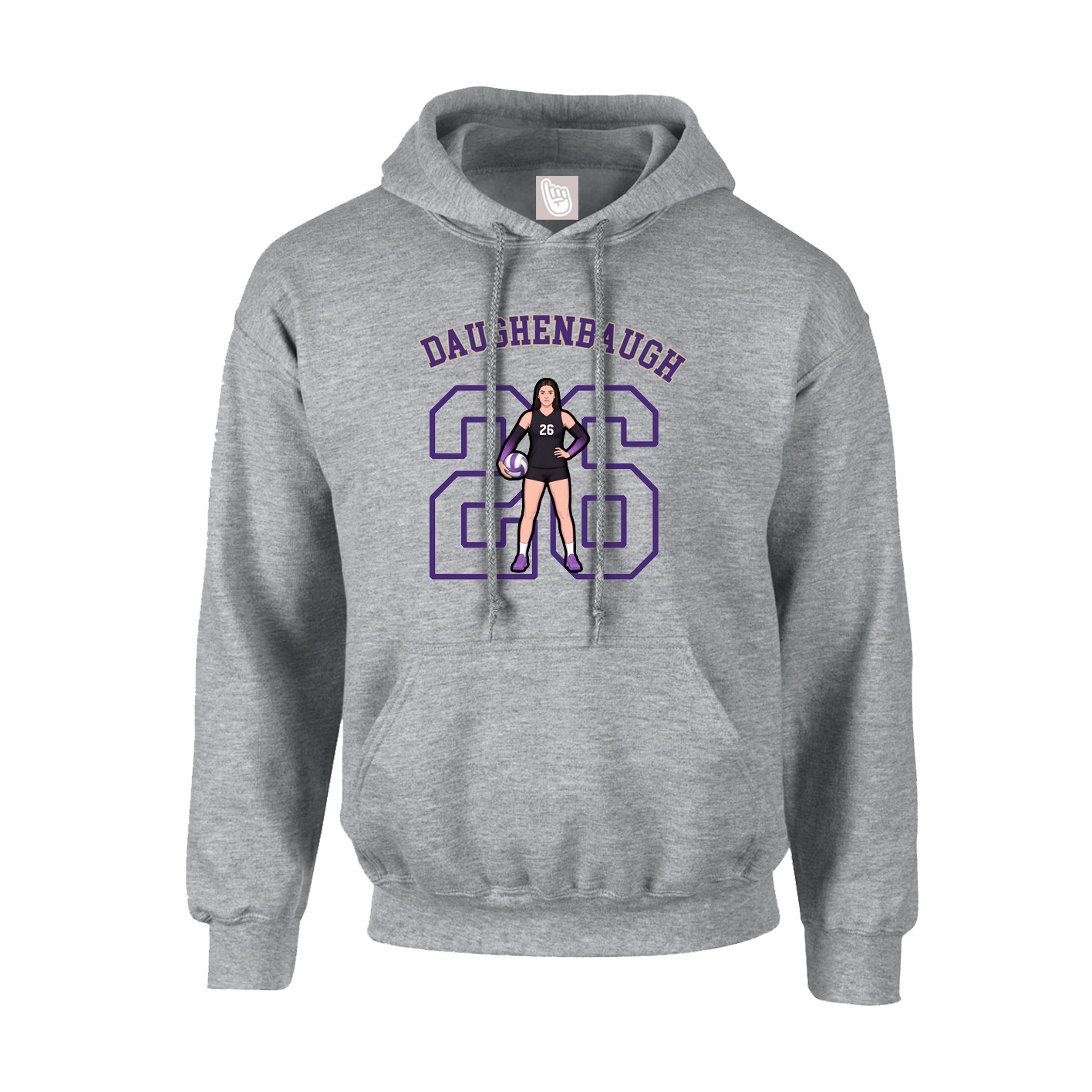 Youth Hoodie — Shirsey Arch in Grey