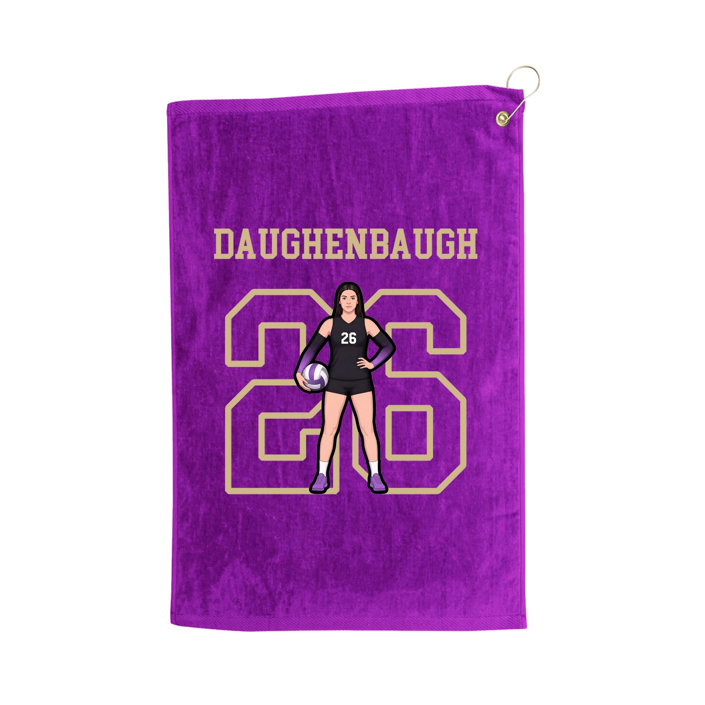 Golf Towel — Shirsey in Purple