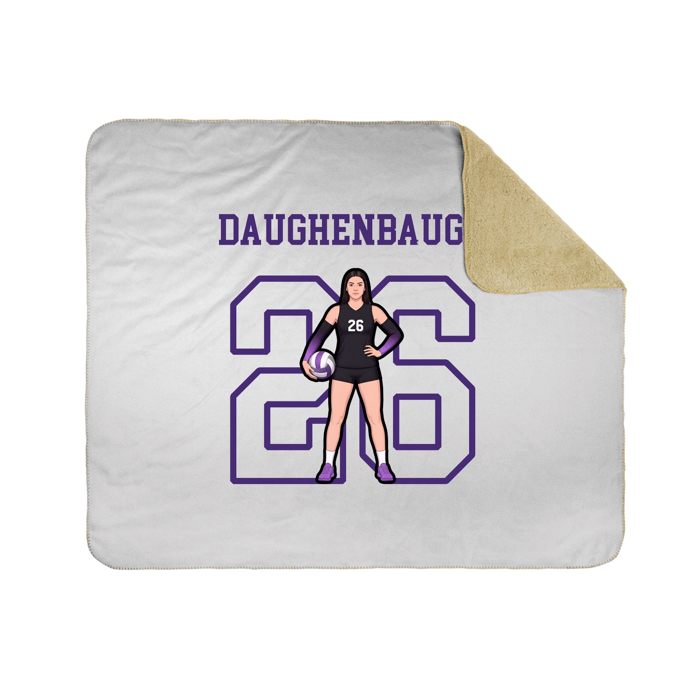 Throw Blanket — Shirsey in White