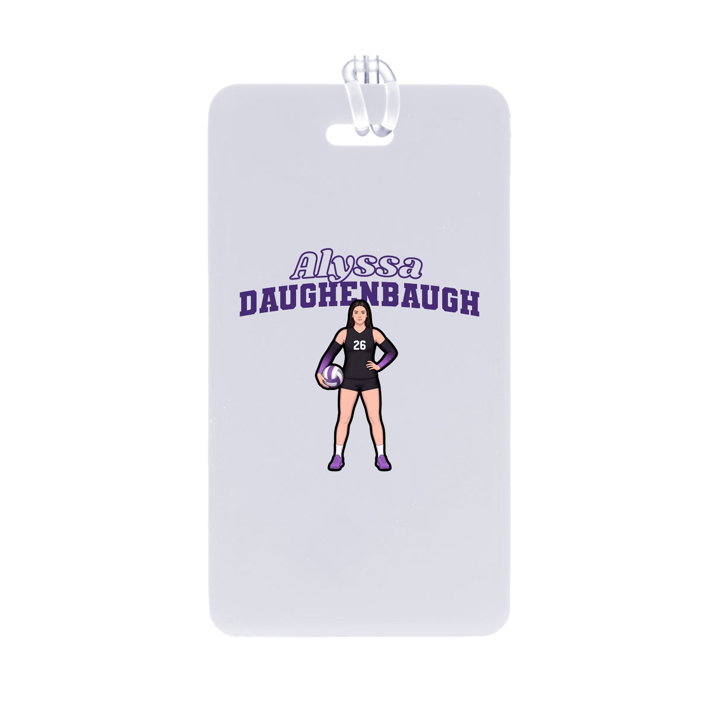 Bag Tag — Name Arch in Classic