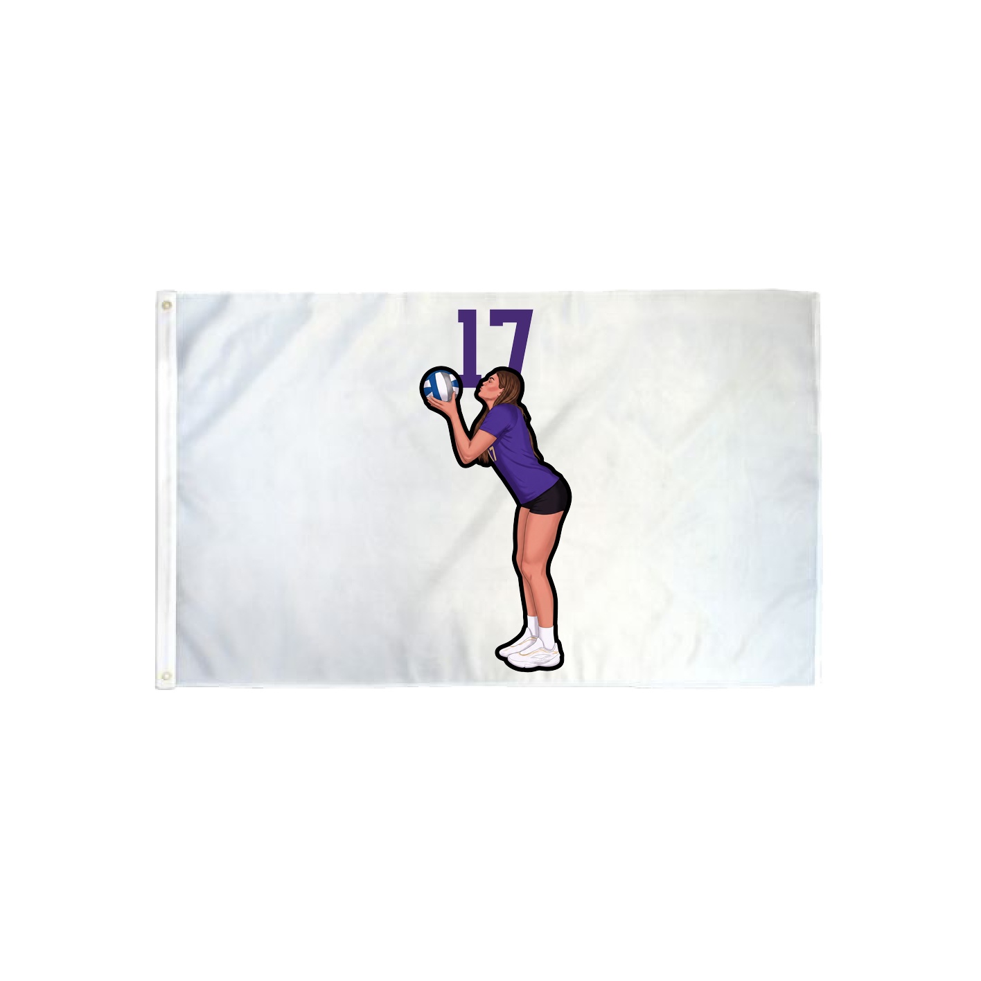3x5 Flag — Number Top in Classic