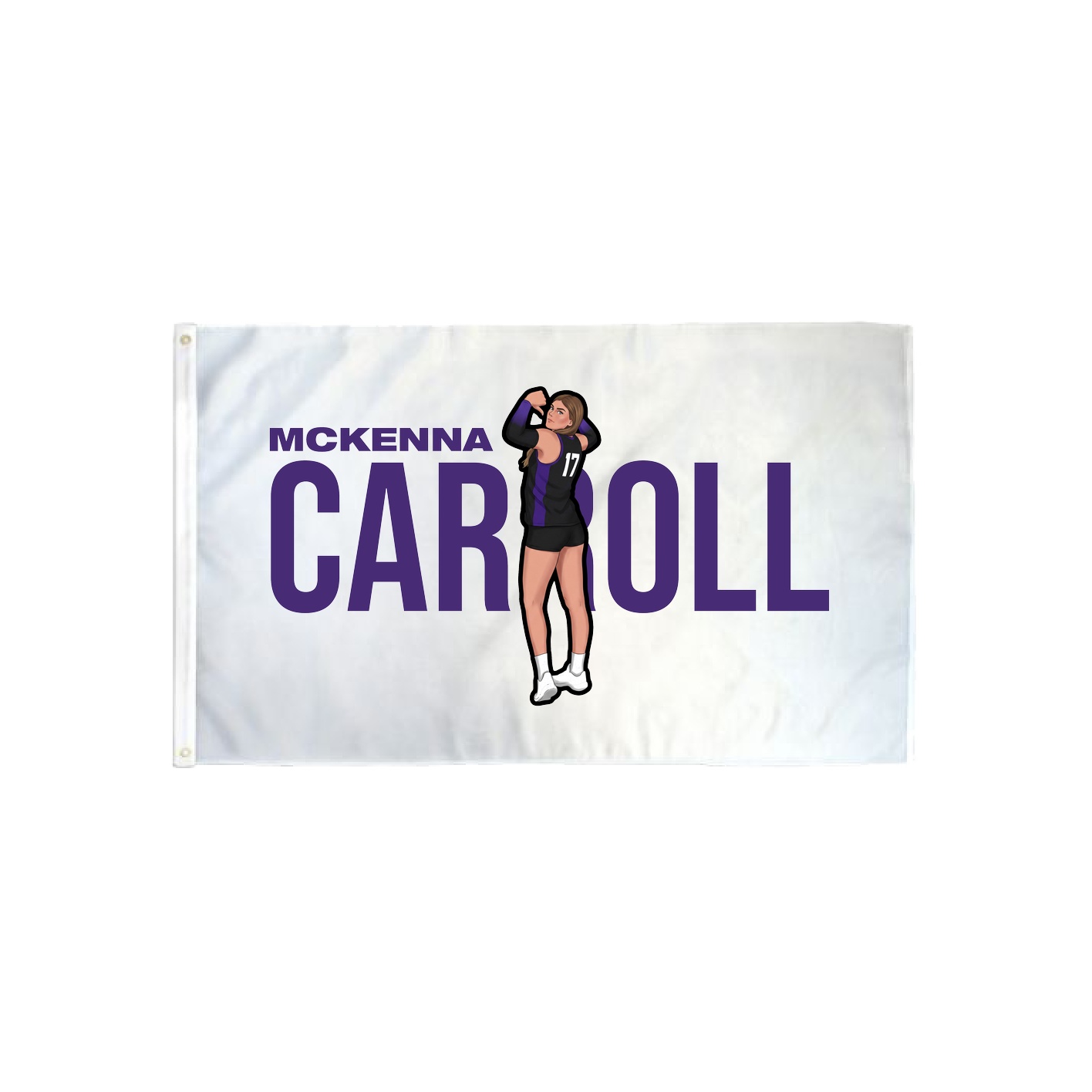 3x5 Flag — Player Name in Classic