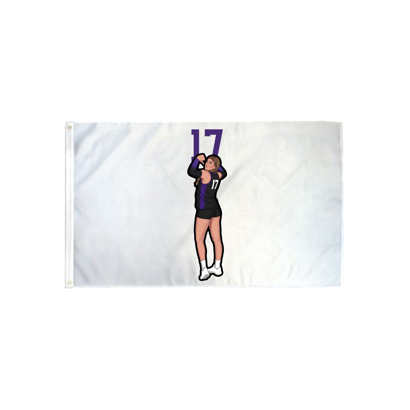 3x5 Flag — Number Top in Classic