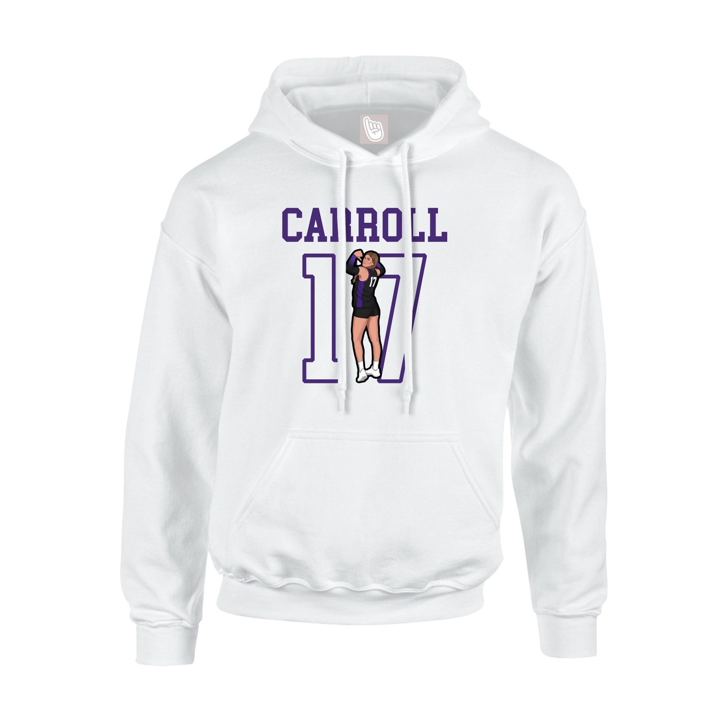 Youth Hoodie — Shirsey in White