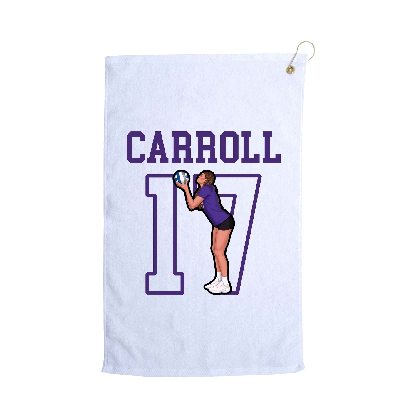 Golf Towel — Shirsey in White