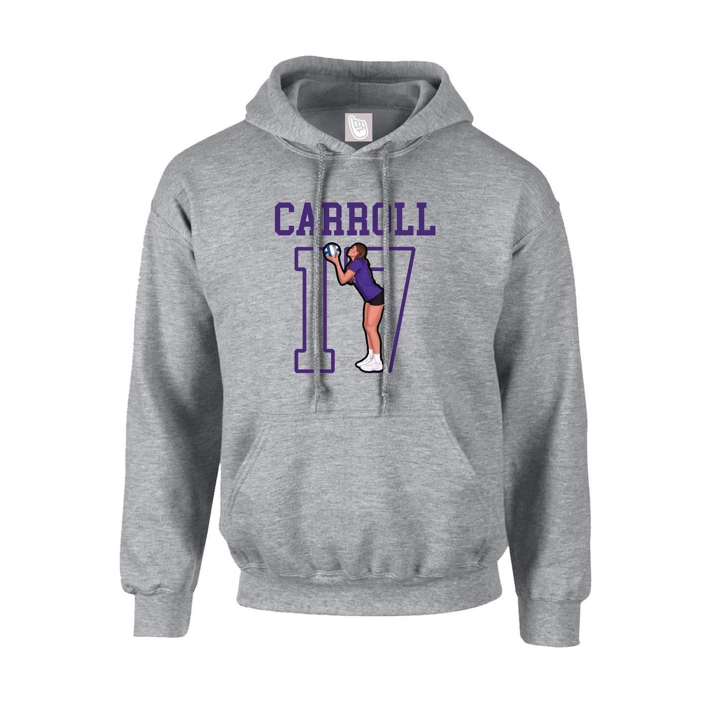 Hoodie — Shirsey in Grey