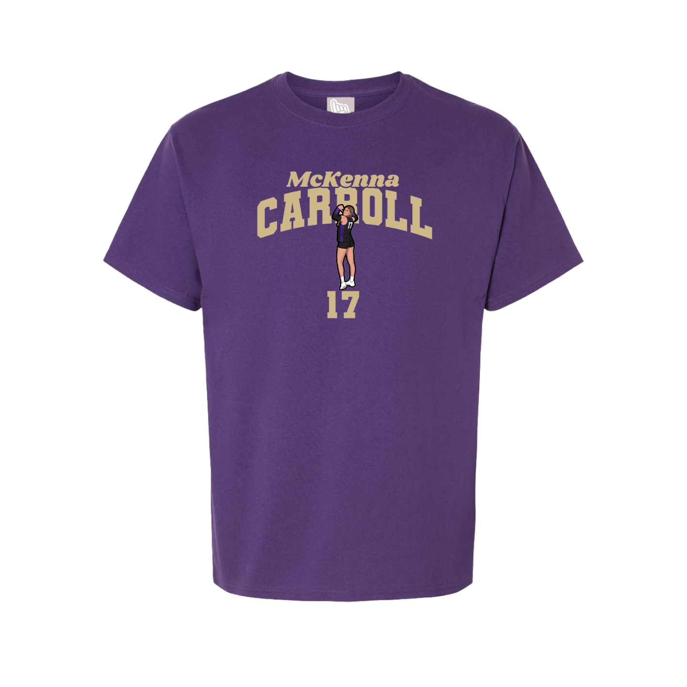 Youth Tee — Signature Arch in Purple