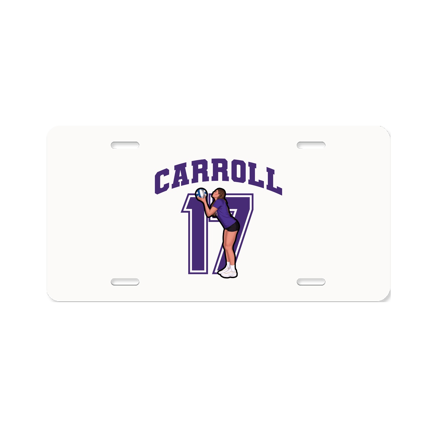 License Plate — Number in Classic