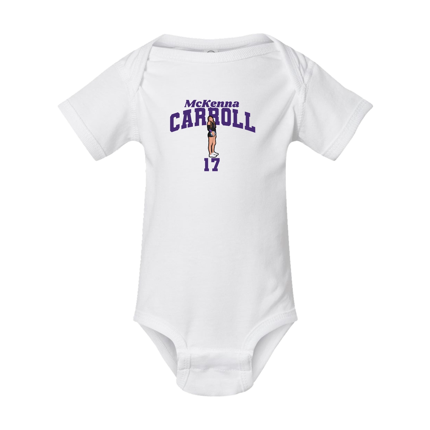 Baby Onesie — Signature Arch in White