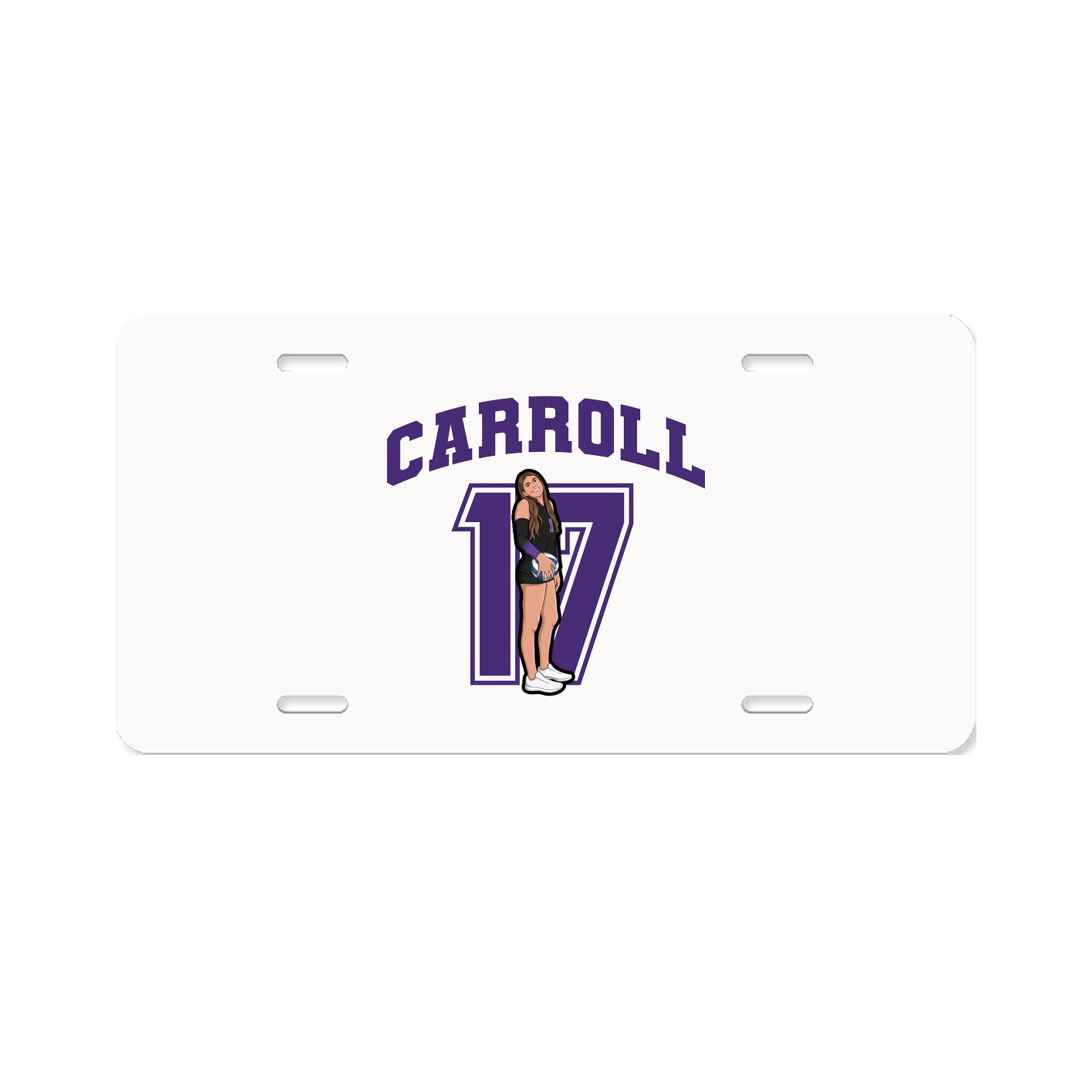 License Plate — Number in Classic