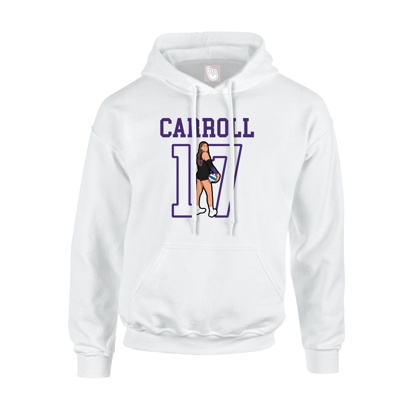 Youth Hoodie — Shirsey in White