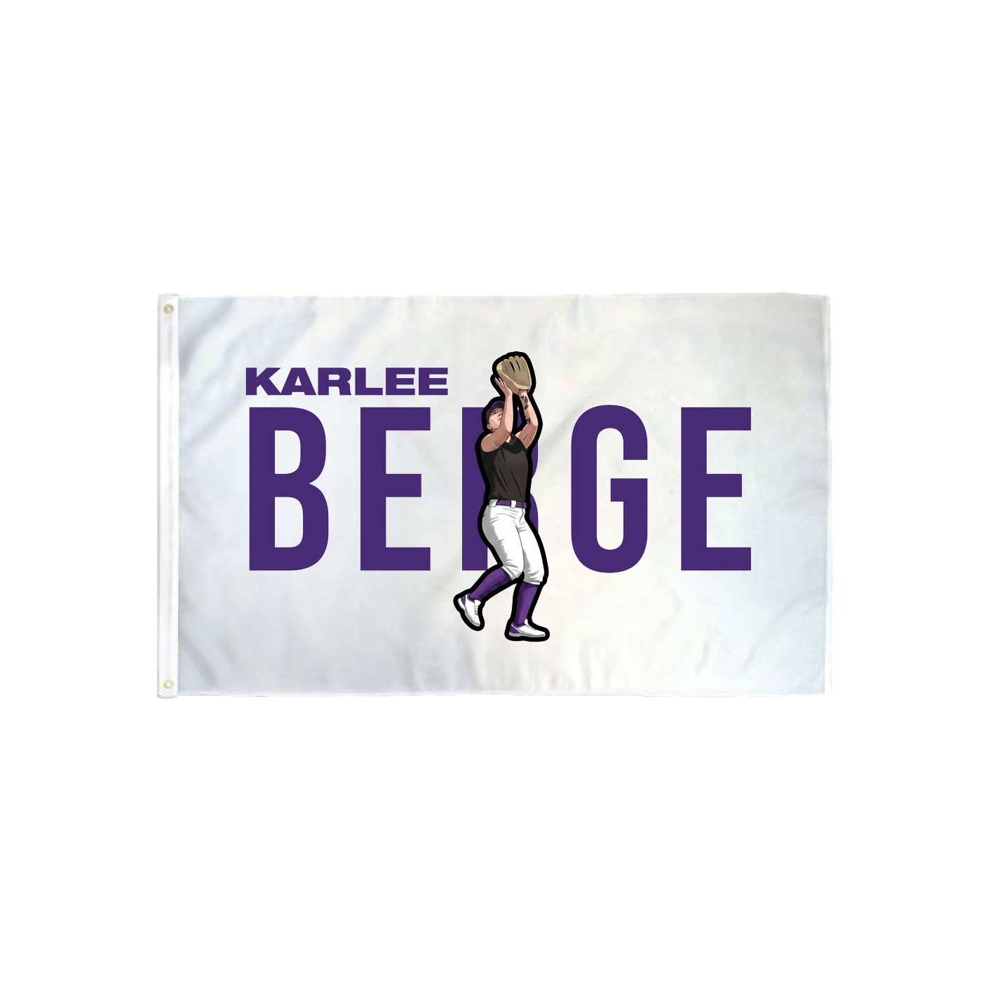 3x5 Flag — Player Name in Classic