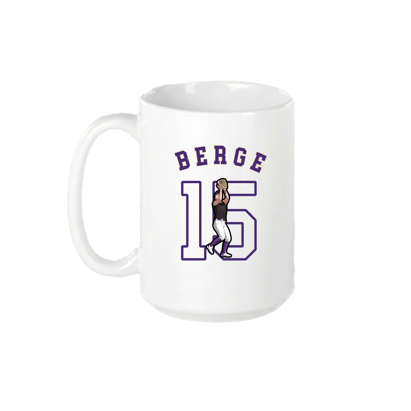 15oz Coffee Mug — Shirsey Arch in White
