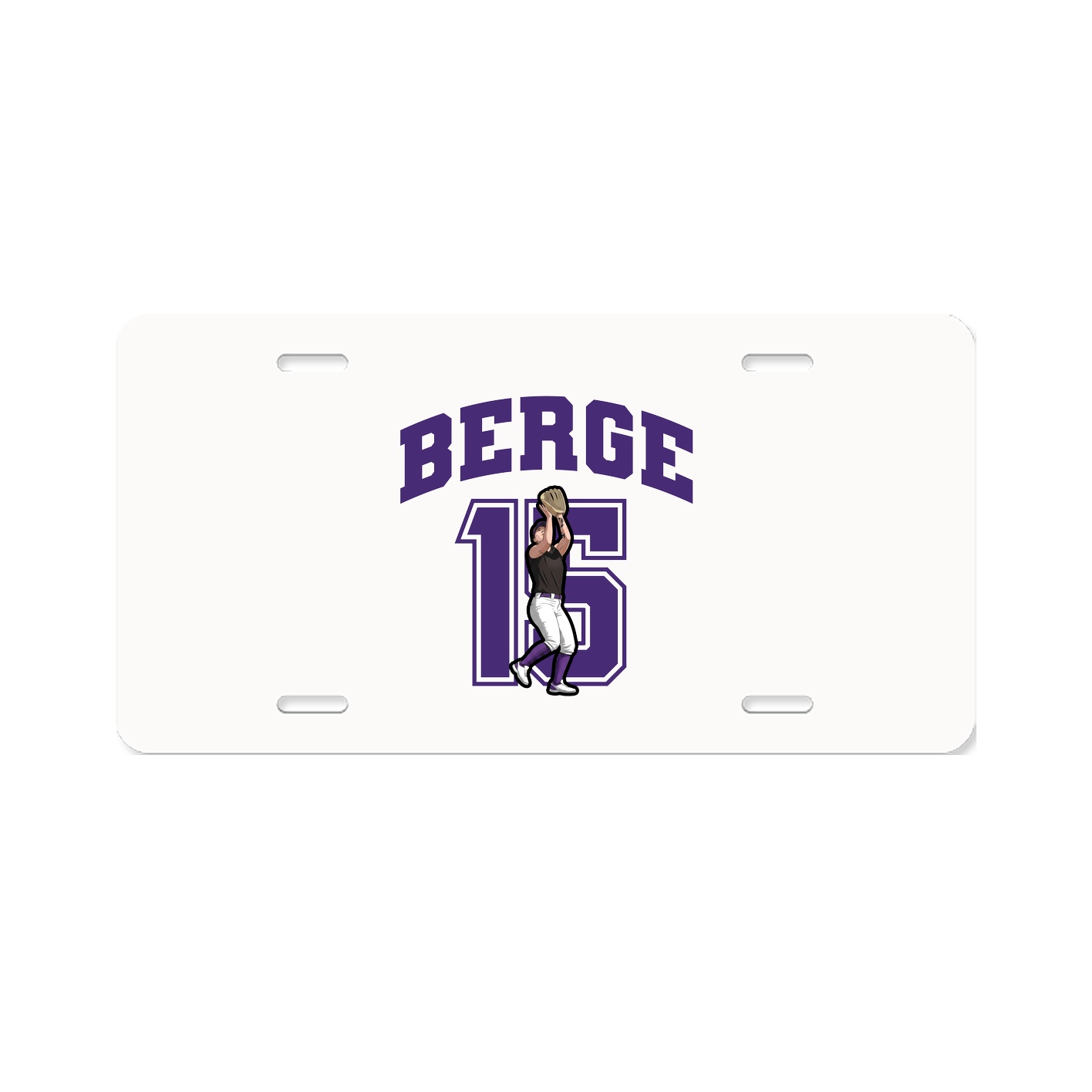License Plate — Number in Classic