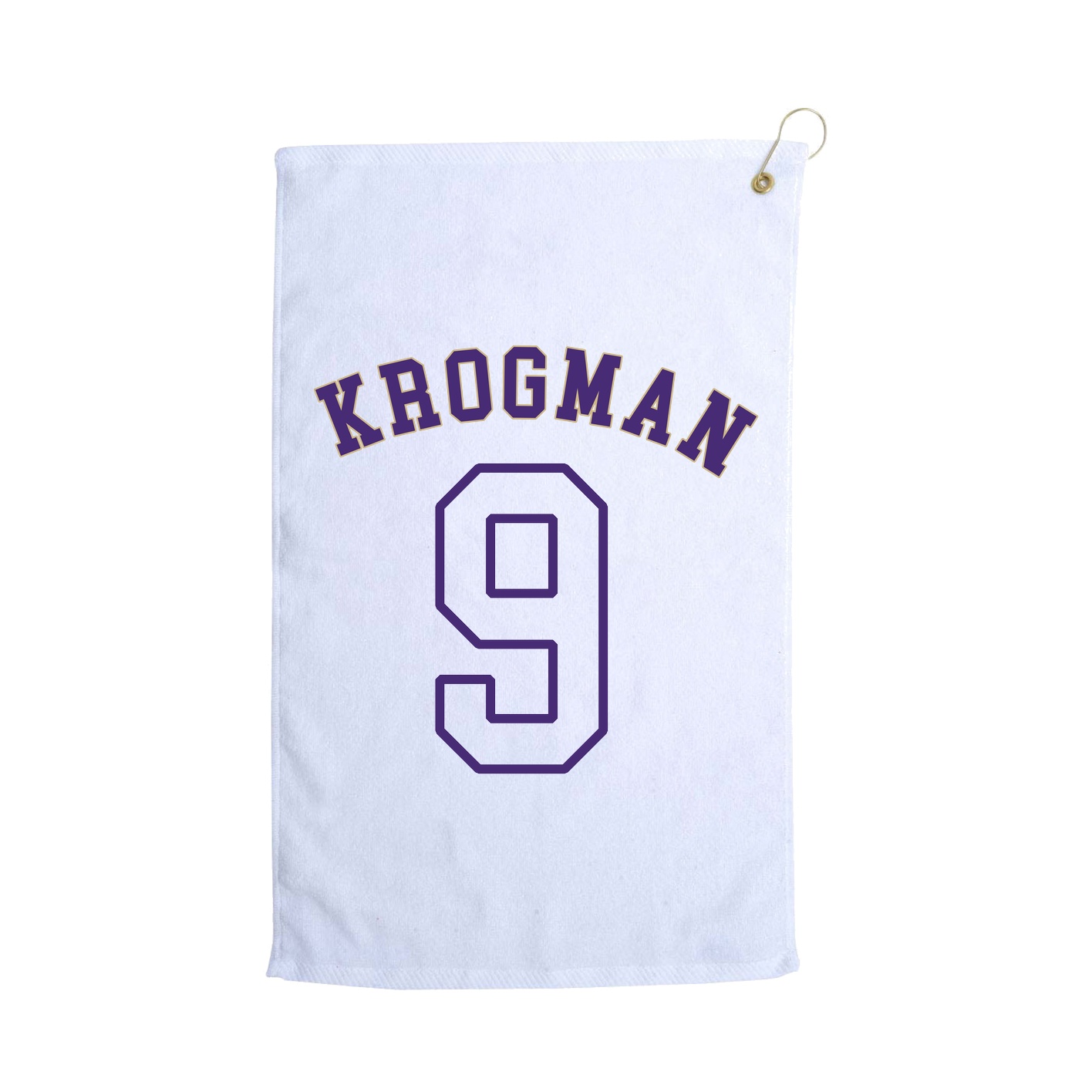 Golf Towel — Shirsey Arch in White