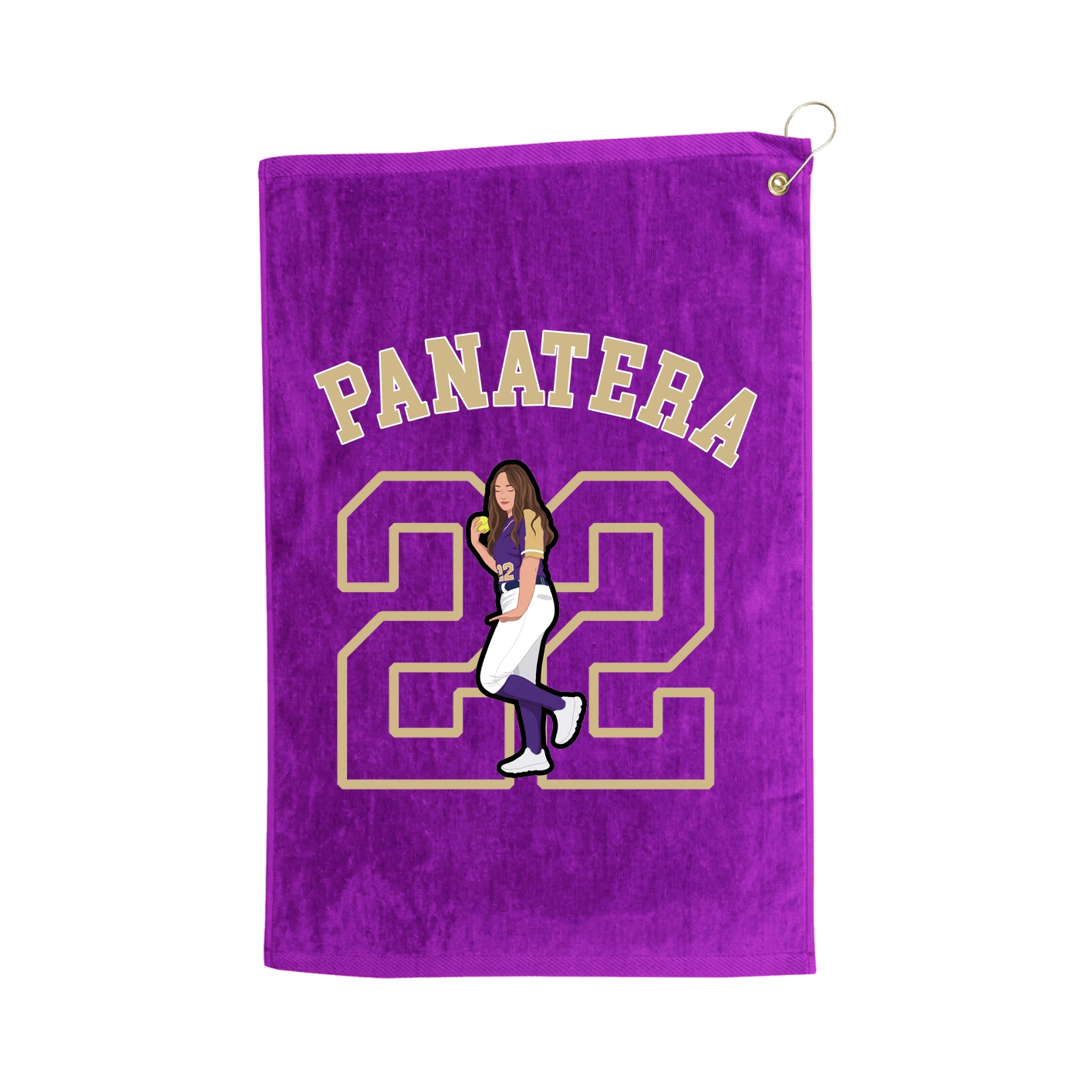 Golf Towel — Shirsey Arch in Purple