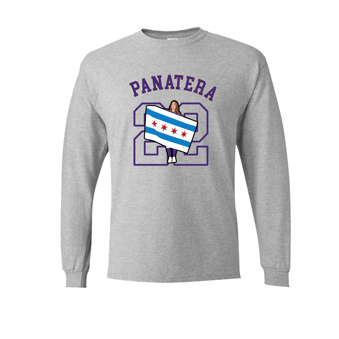 Long Sleeve Tee — Shirsey Arch in Grey