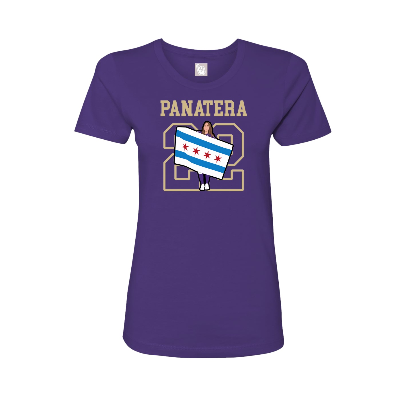 Fitted Women's Tee — Shirsey in Purple