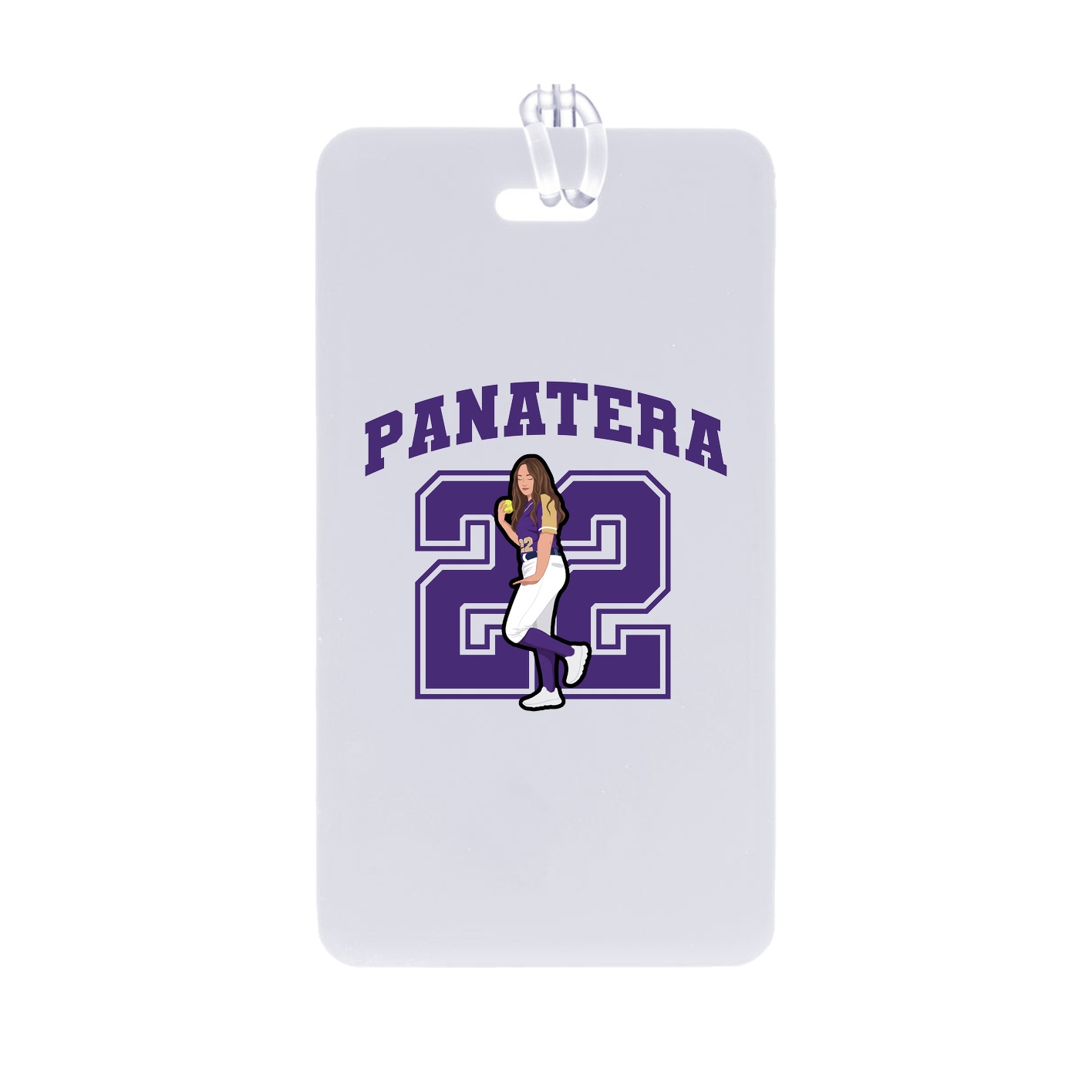 Bag Tag — Number in Classic