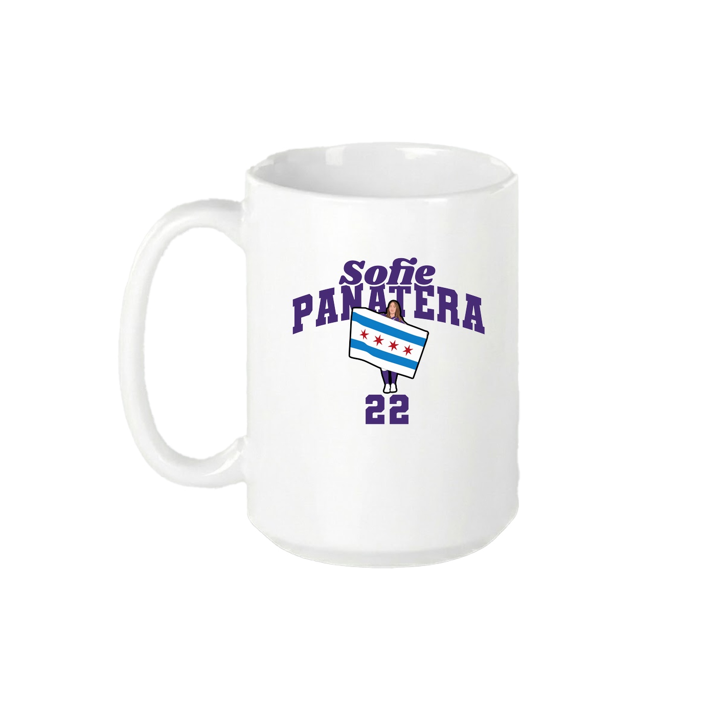 15oz Coffee Mug — Signature Arch in White