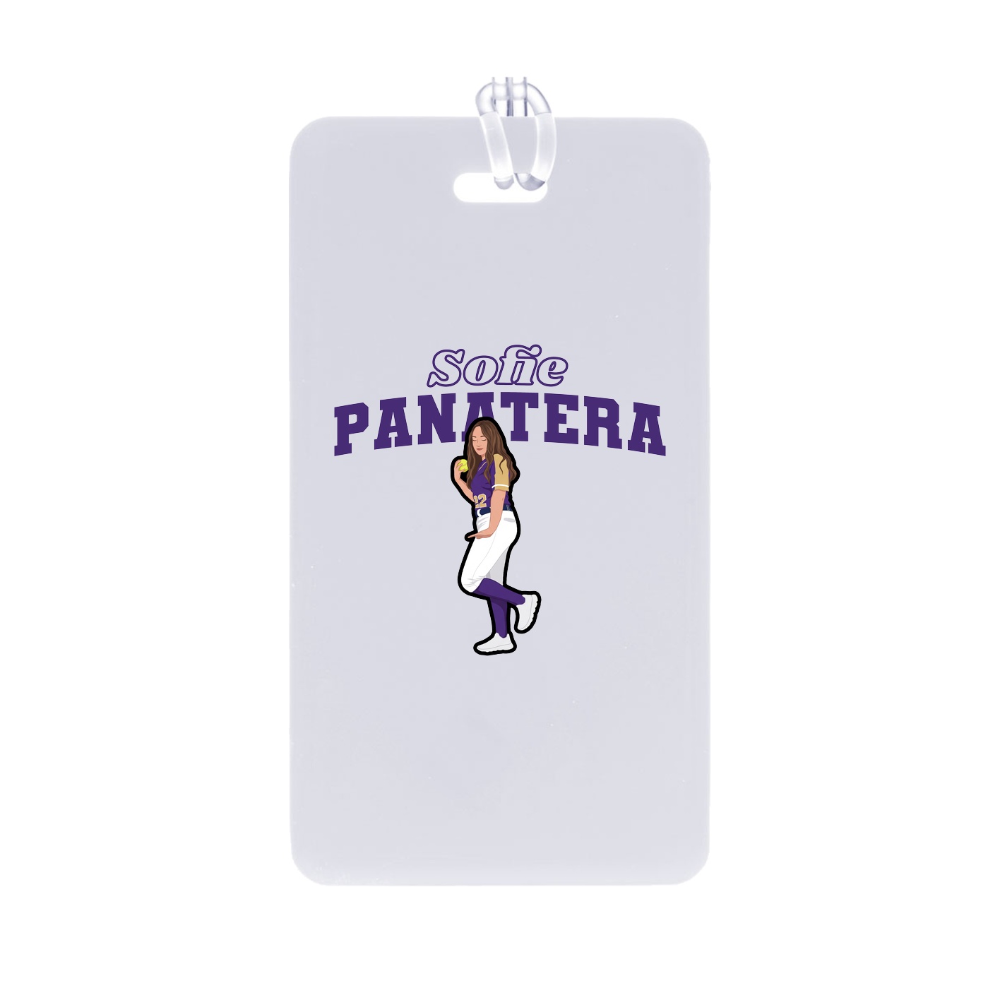 Bag Tag — Name Arch in Classic