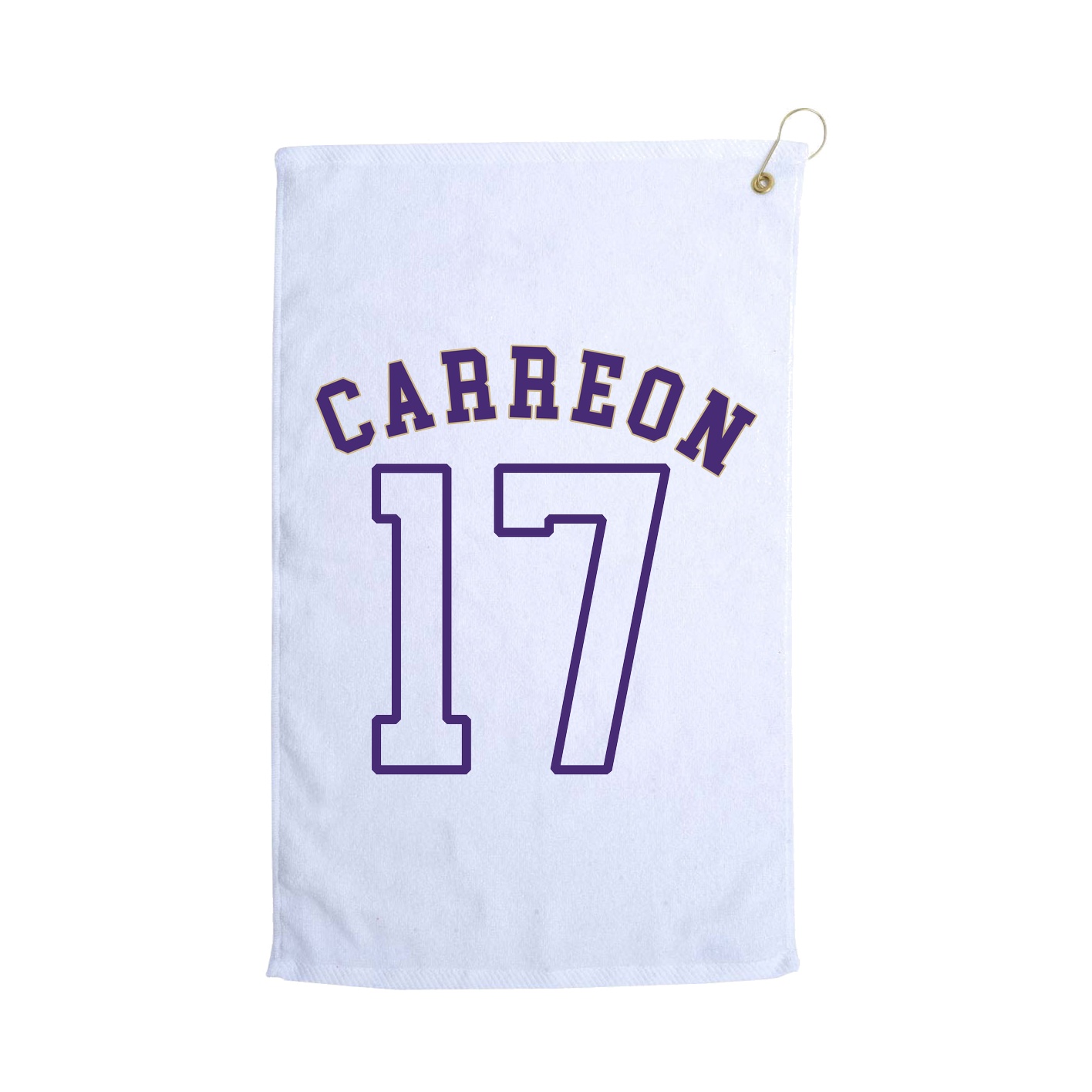 Golf Towel — Shirsey Arch in White