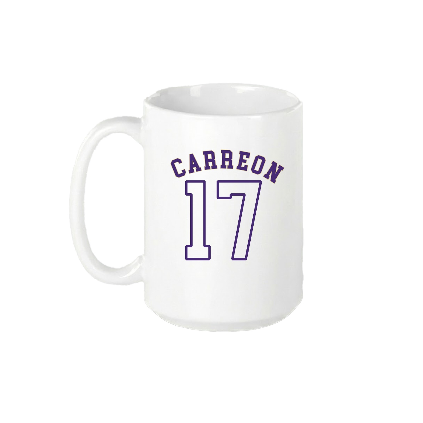 15oz Coffee Mug — Shirsey Arch in White