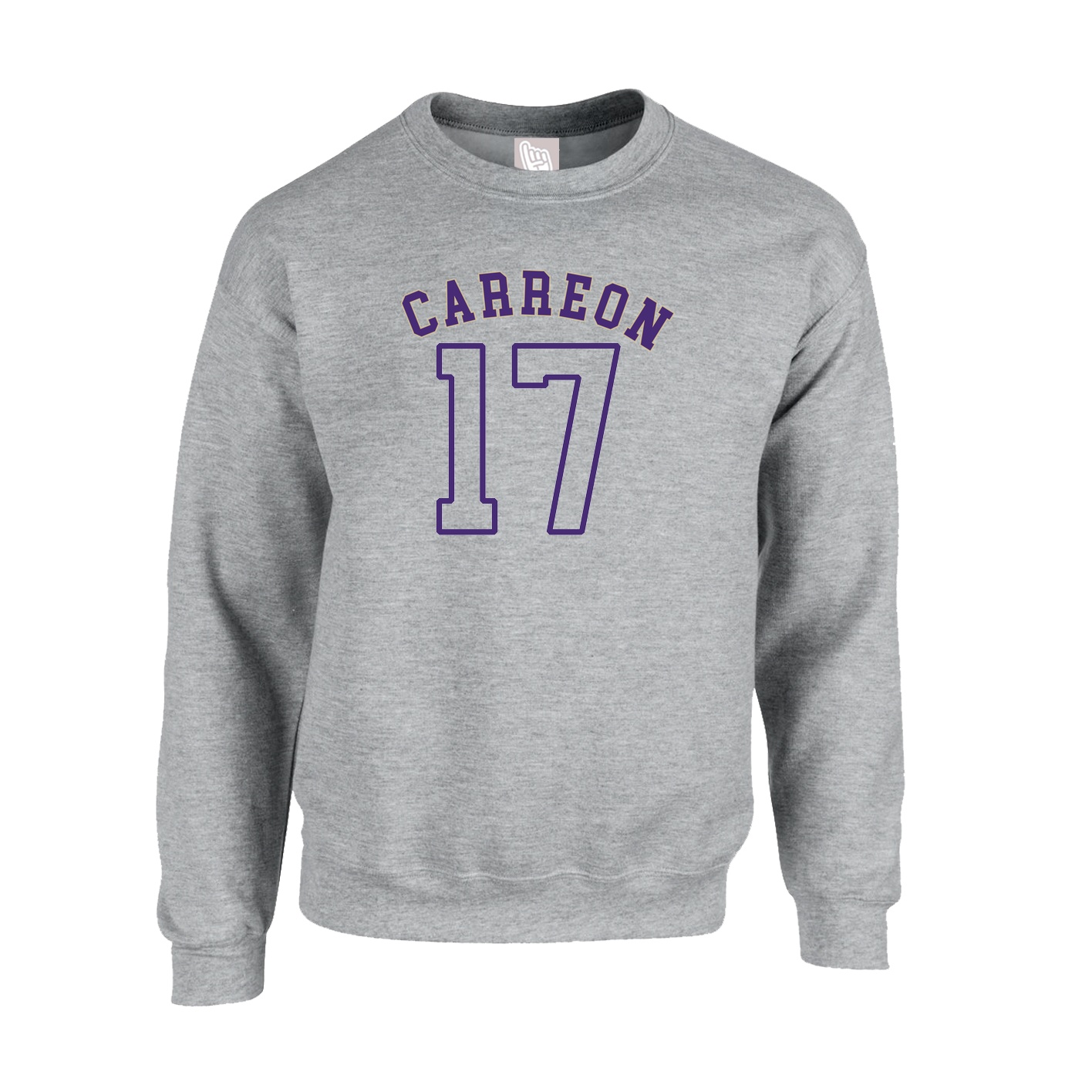 Fleece Crew — Shirsey Arch in Grey