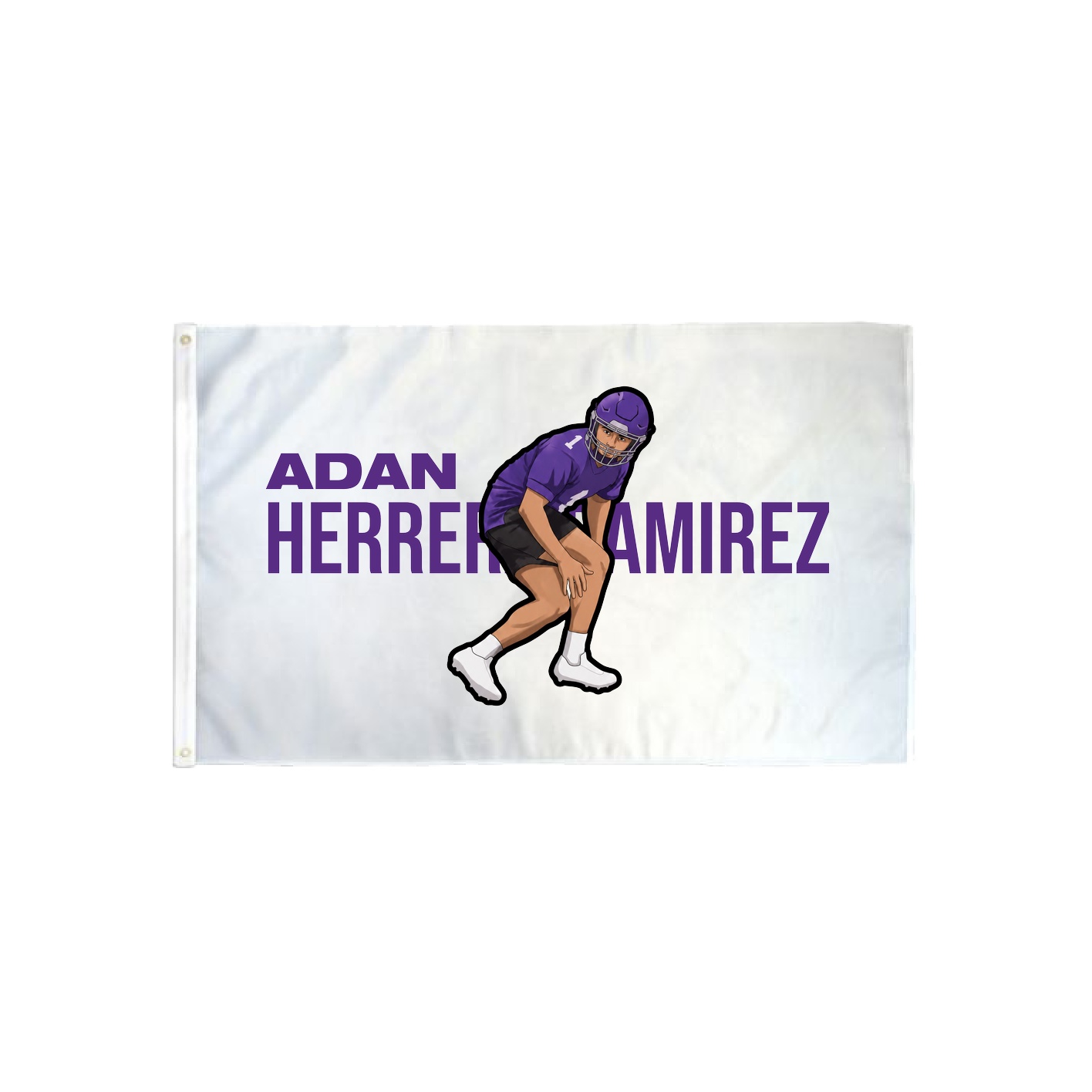 3x5 Flag — Player Name in Classic