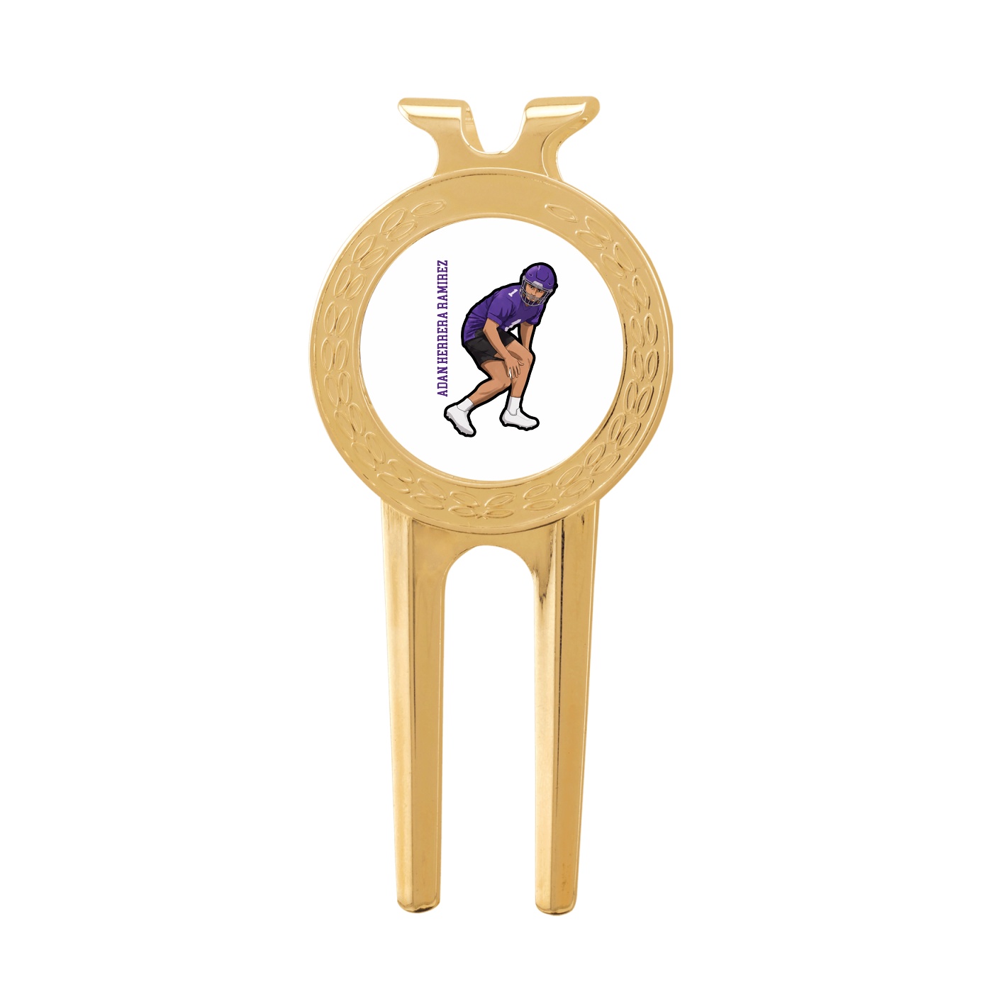 Divot Tool with Ball Marker — Name Vertical in Classic
